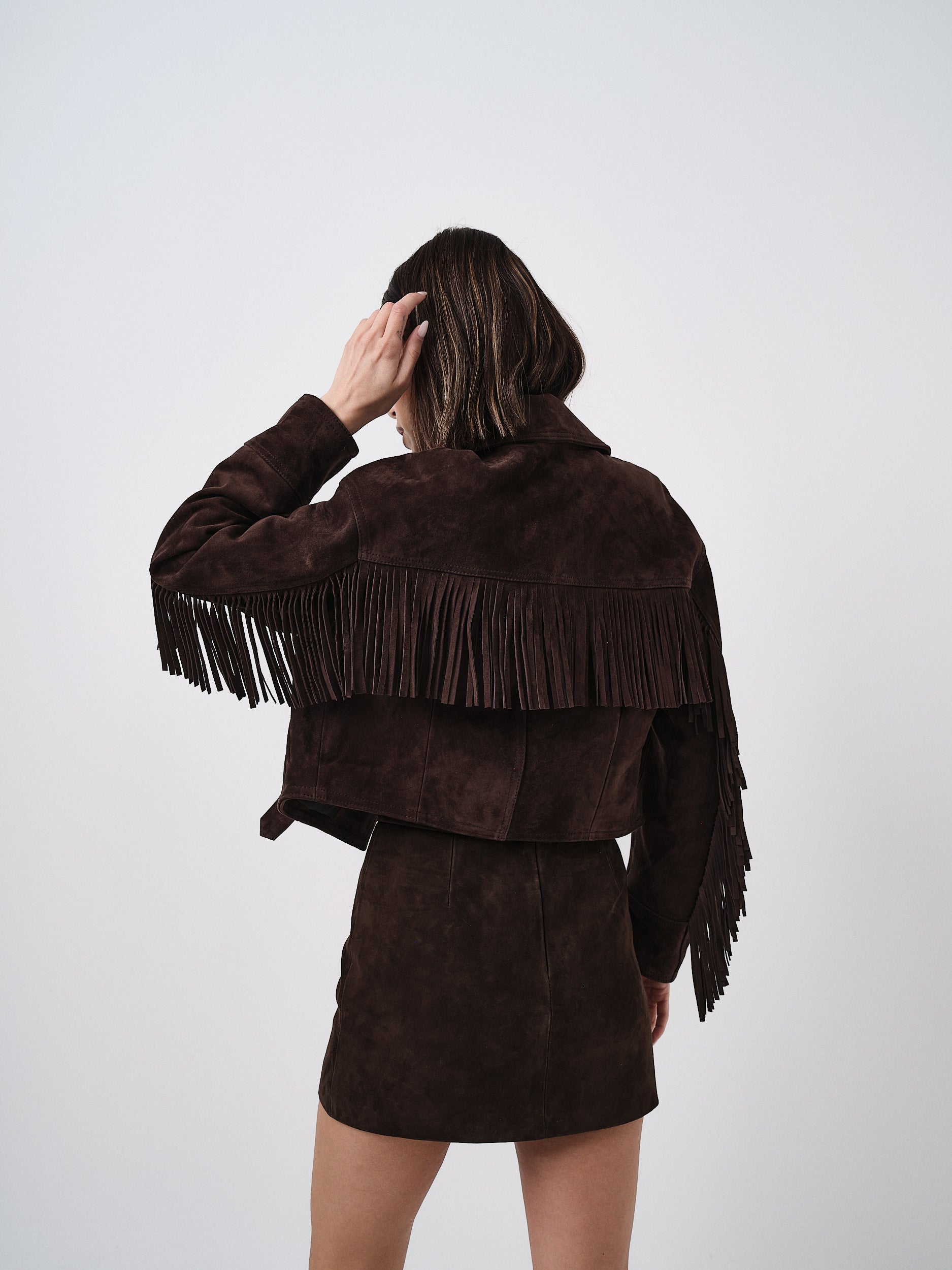 FALDA DE ANTE MARRÓN