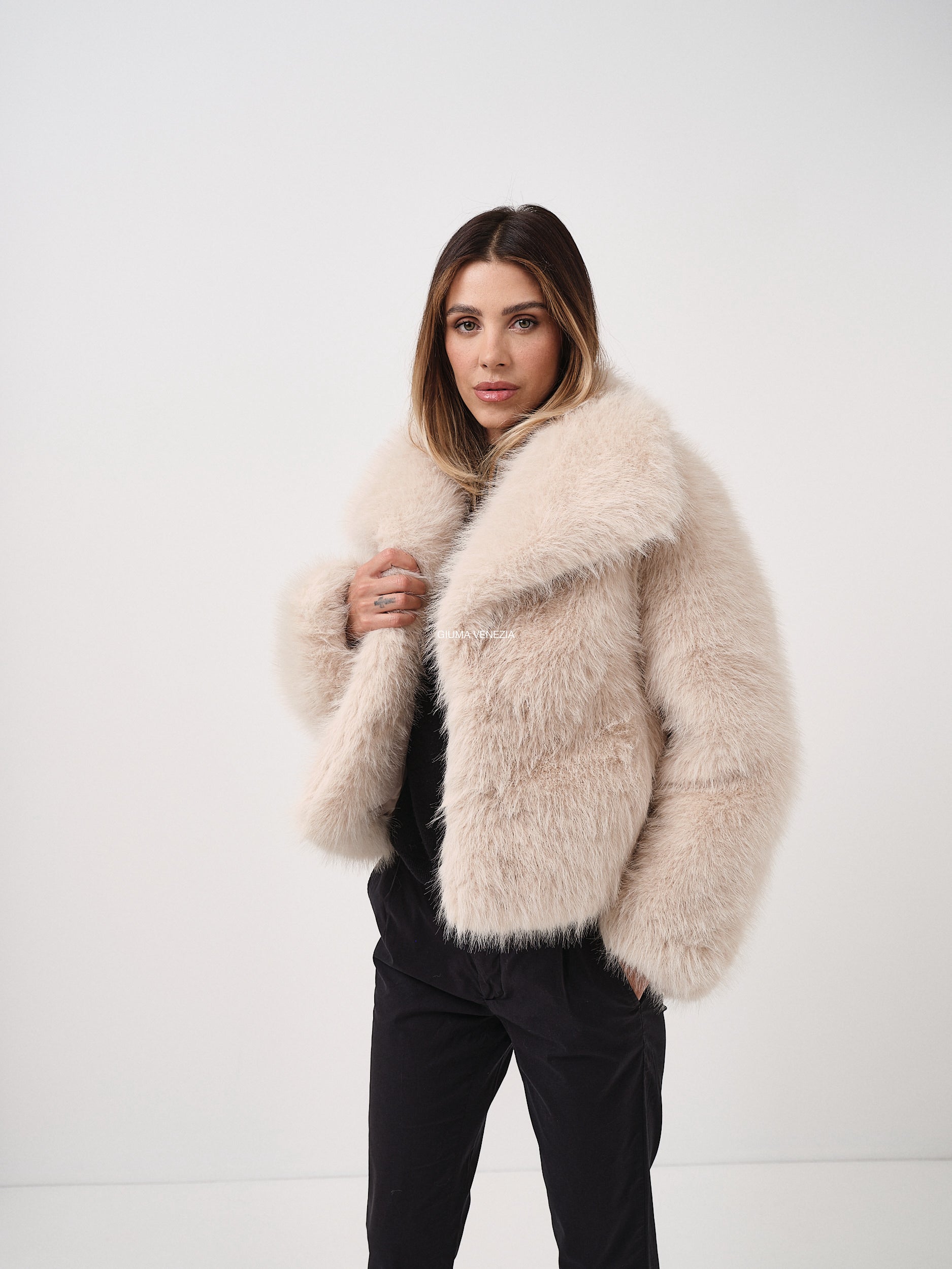 JULIE CREAM - ECO FUR