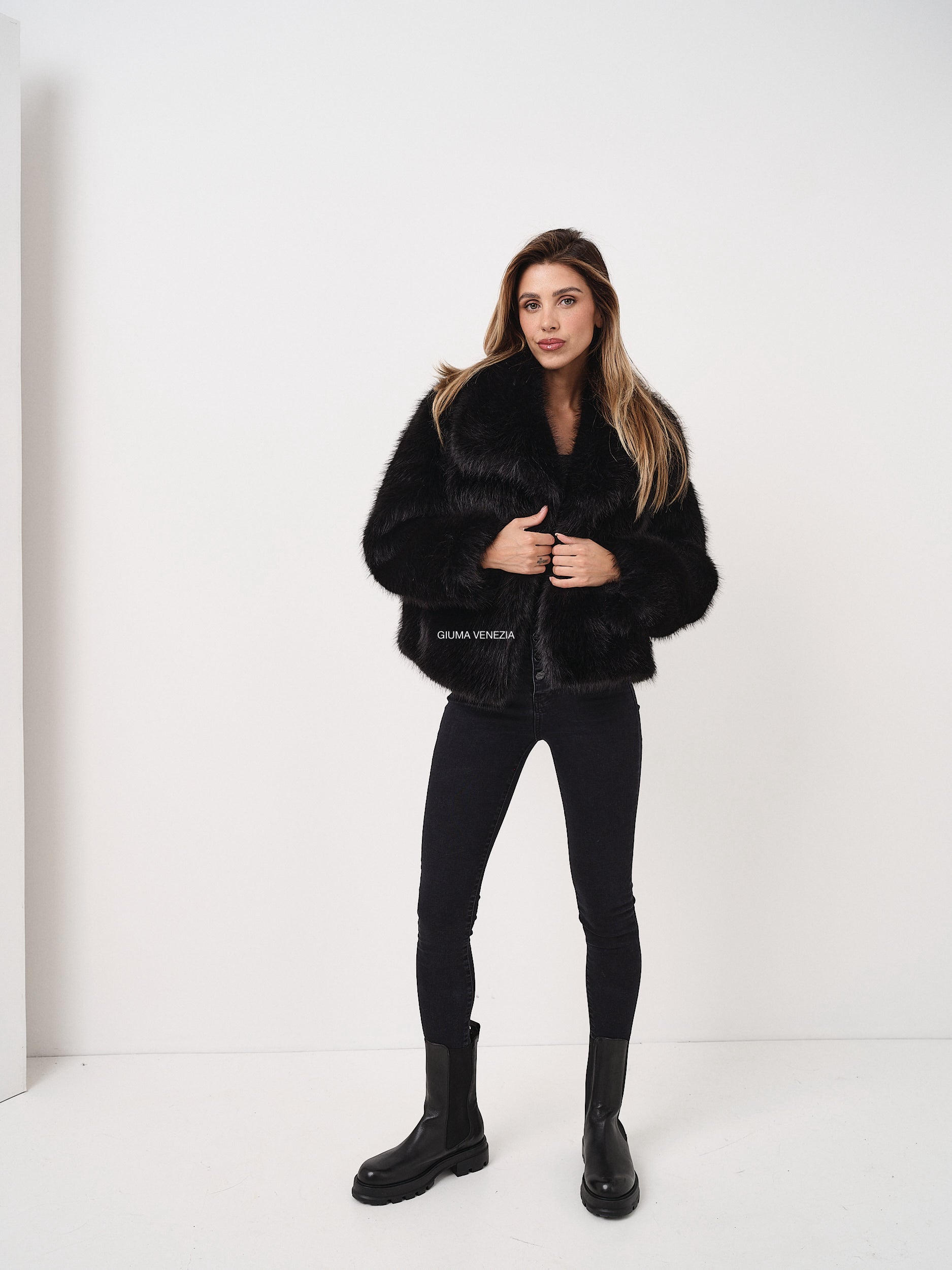 JULIE NERO - ECO PELLICCIA