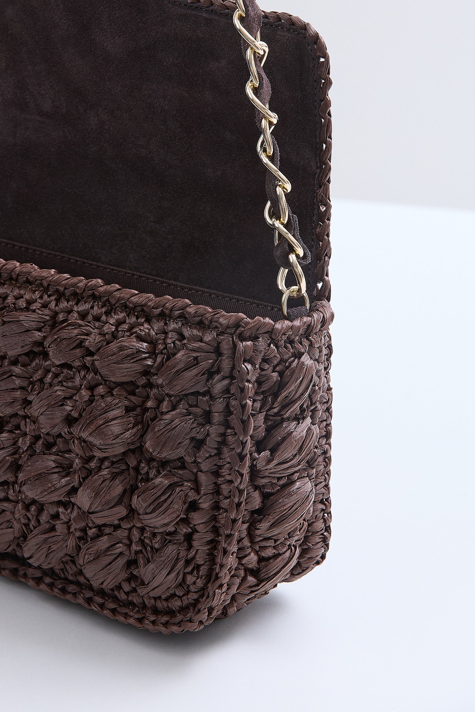ELLA - RAFFIA CHOCOLAT