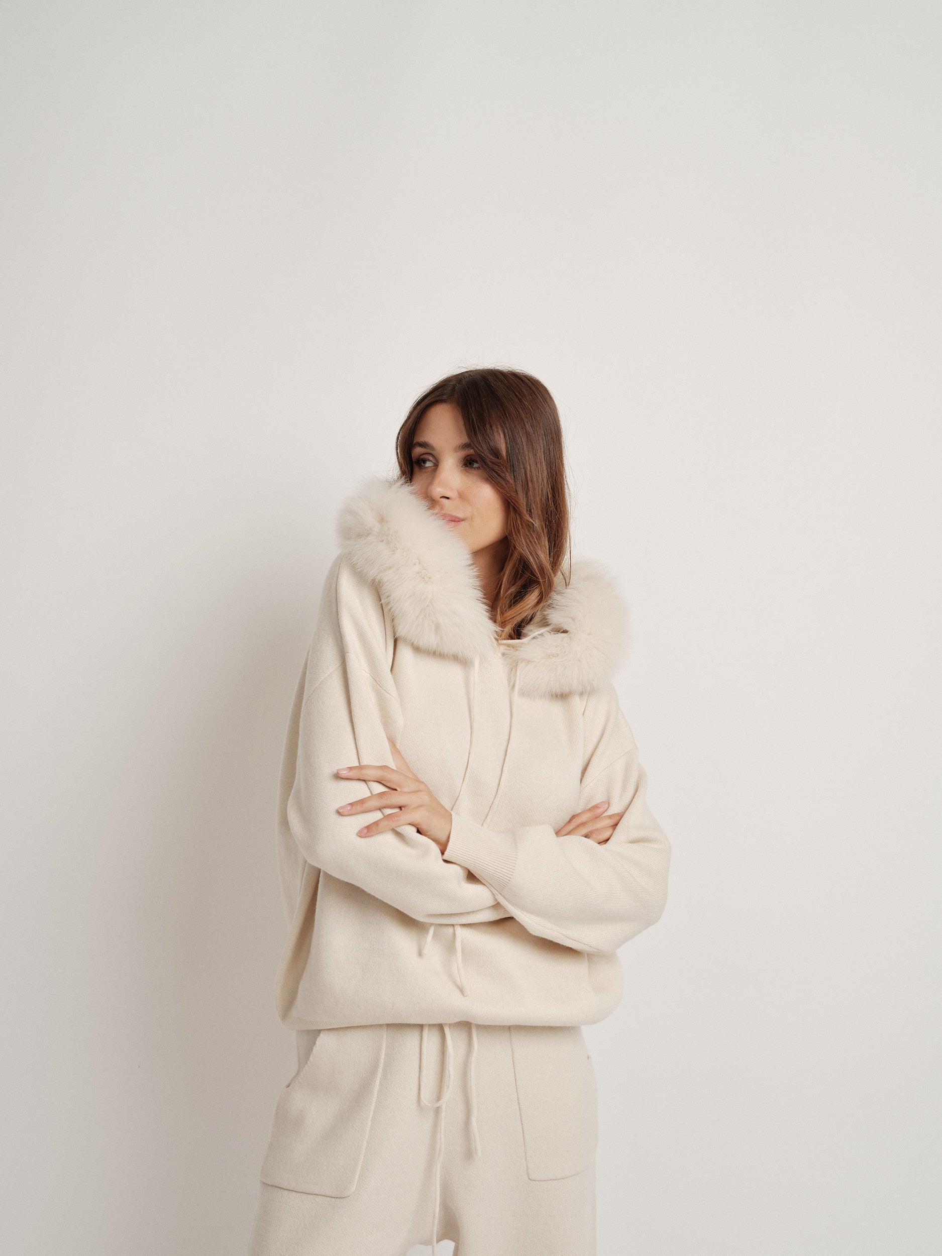 Tuta Crema misto lana