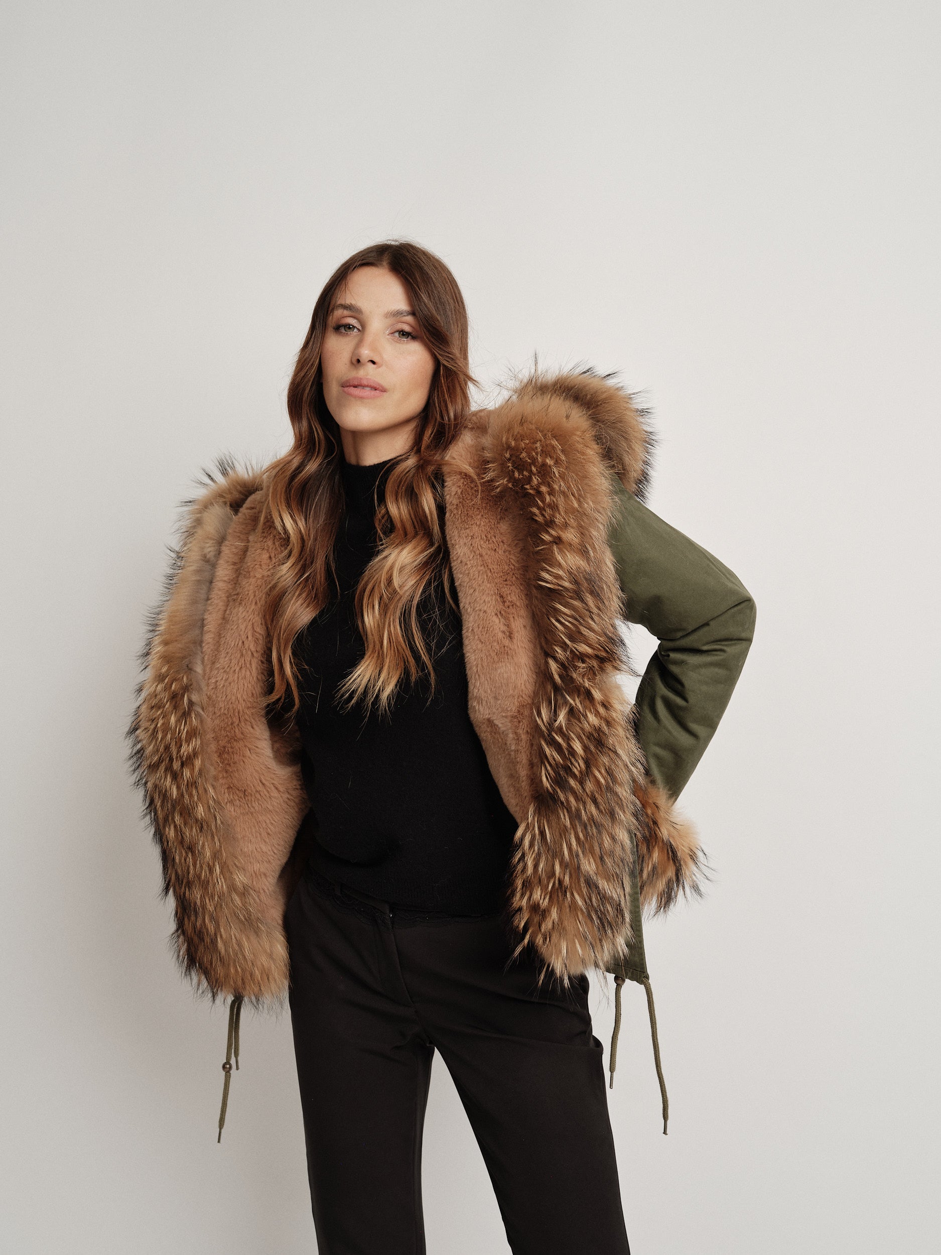 PARKA OSLO interior de pelo sintético