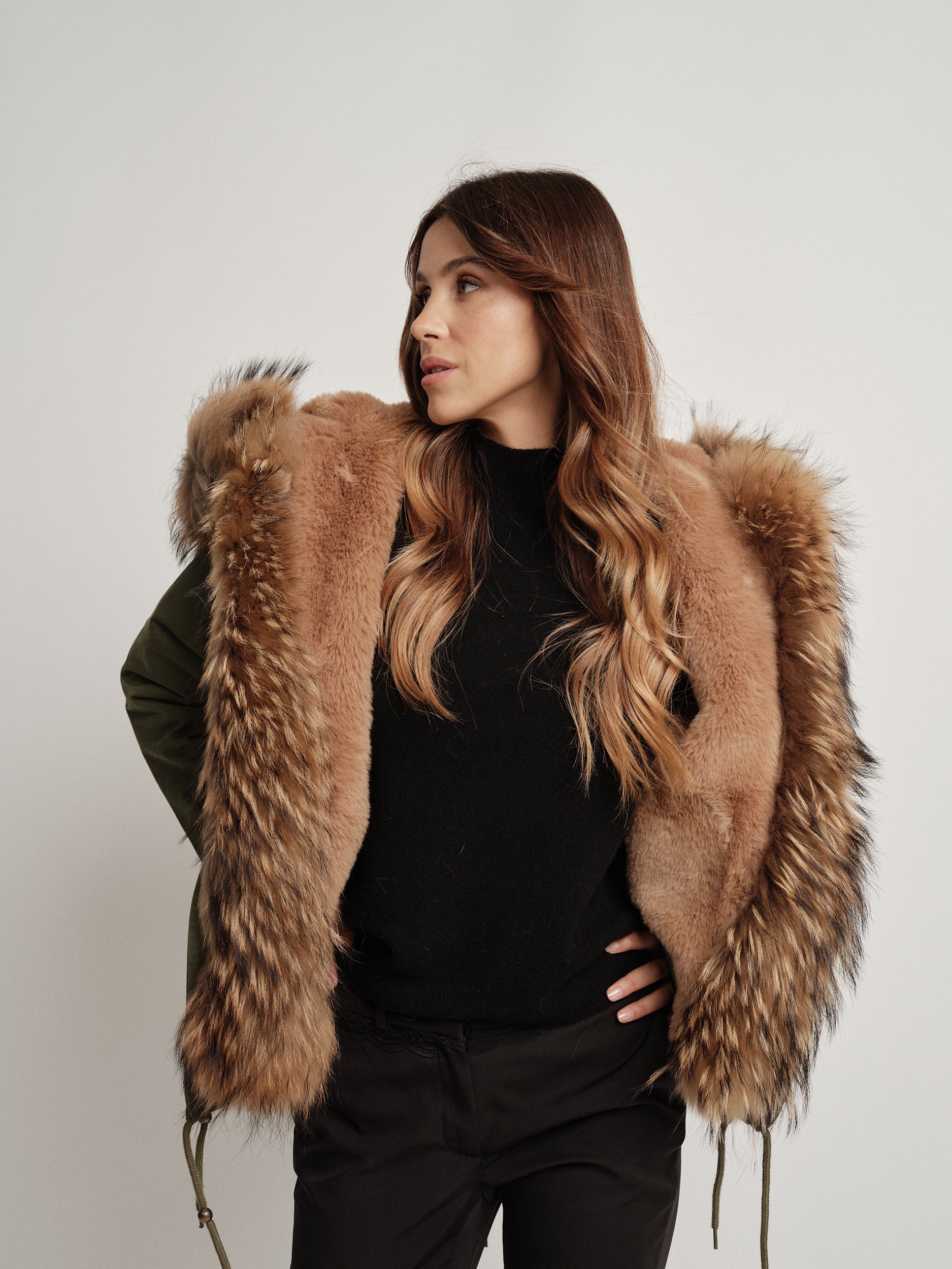 PARKA OSLO interior de pelo sintético