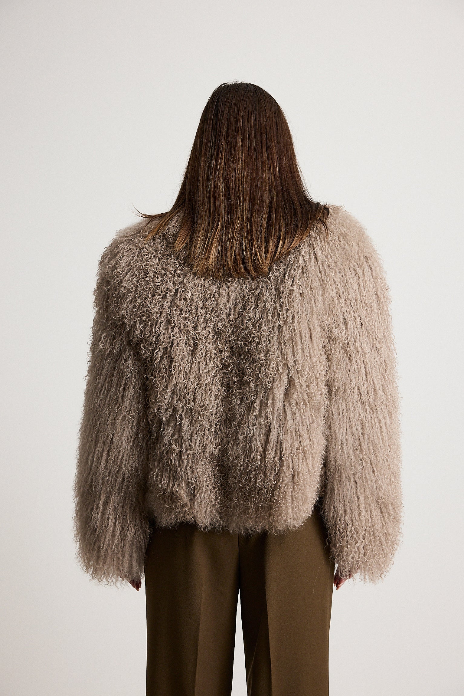 Esme Beige - pelliccia da donna in Mongolian beige, dettaglio 5 | GIUMA Venezia