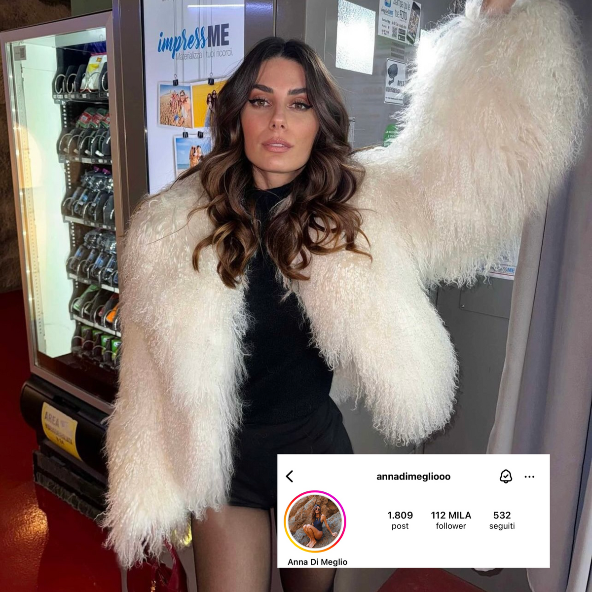 ANNA DI MEGLIO ( pelliccia)