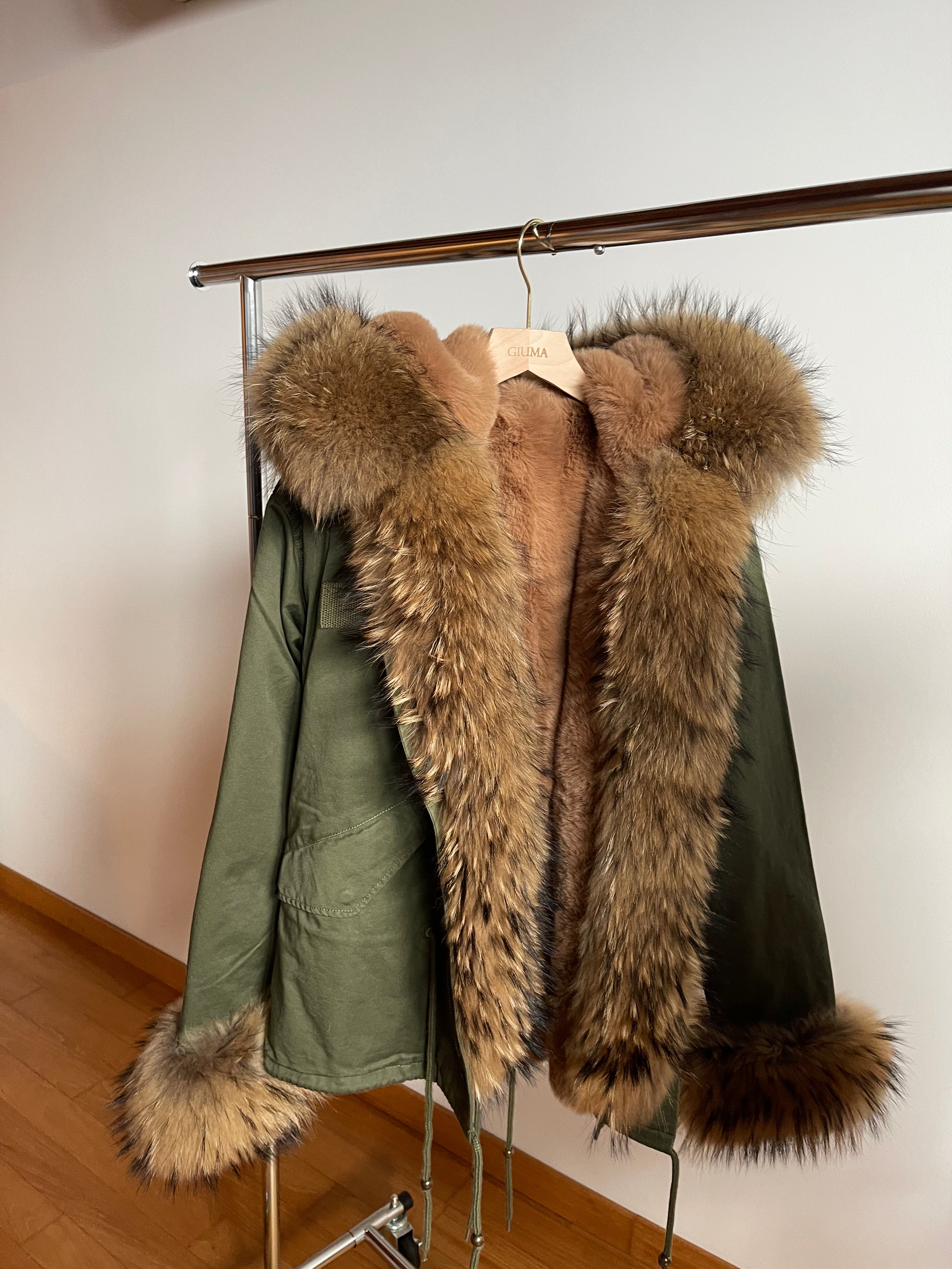 PARKA OSLO faux fur interior