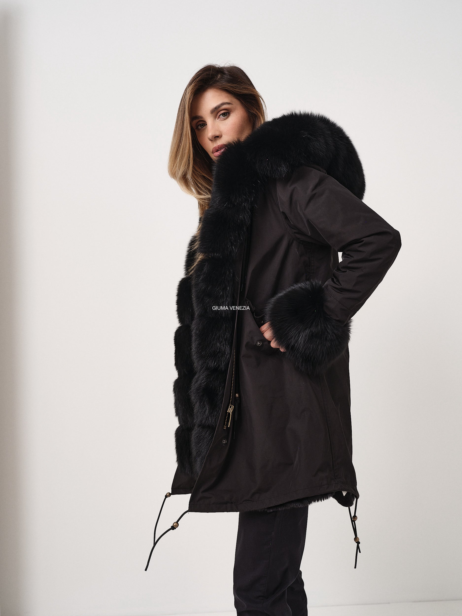 PARKA OSLO faux fur interior