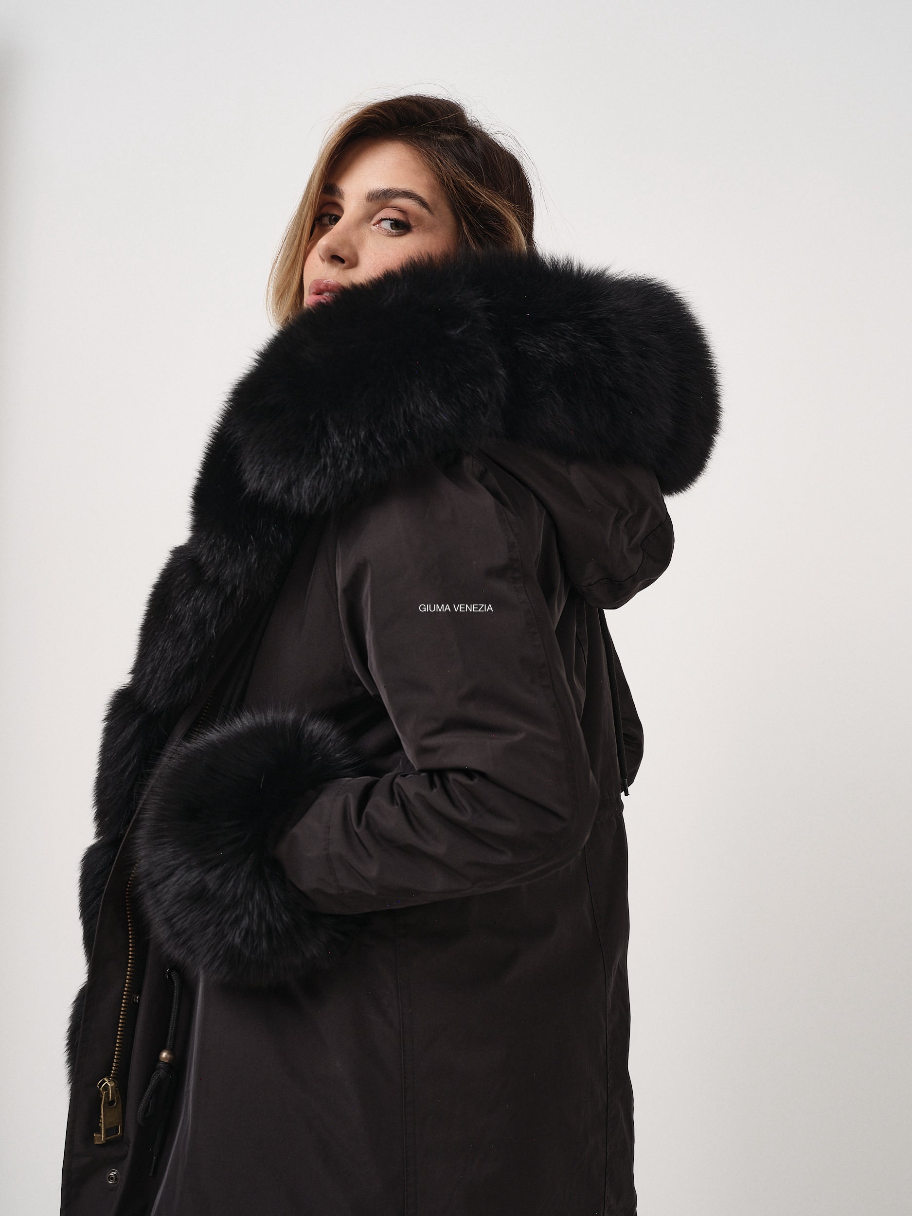 PARKA OSLO faux fur interior