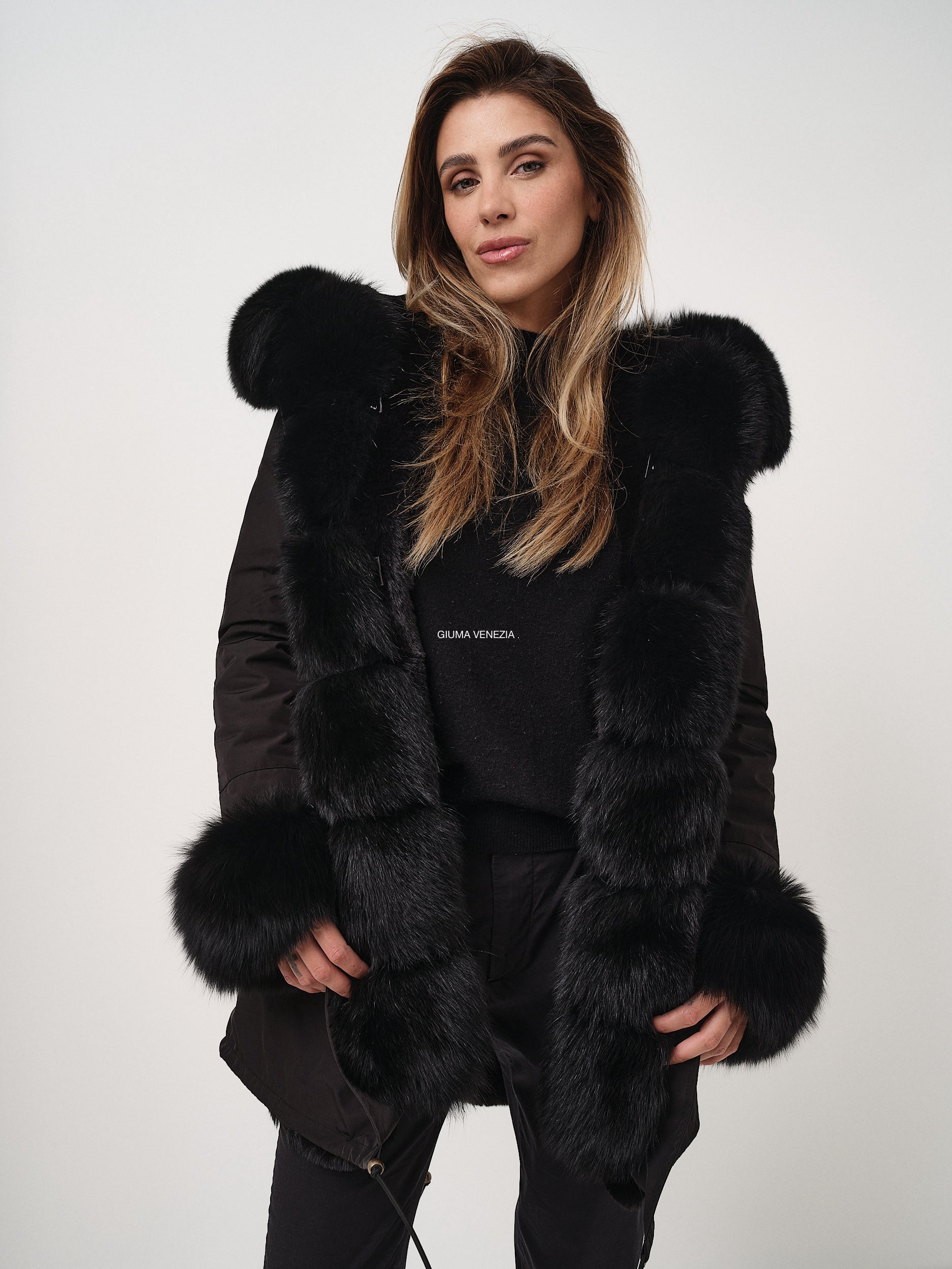 PARKA OSLO faux fur interior