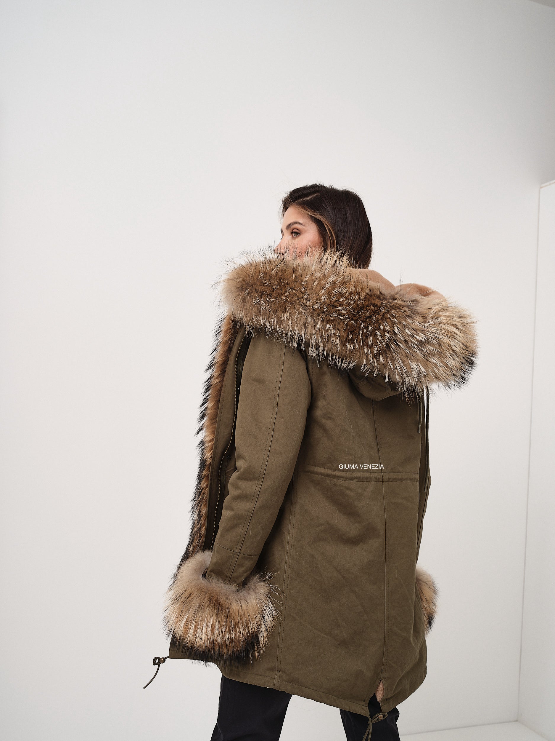 PARKA OSLO faux fur interior