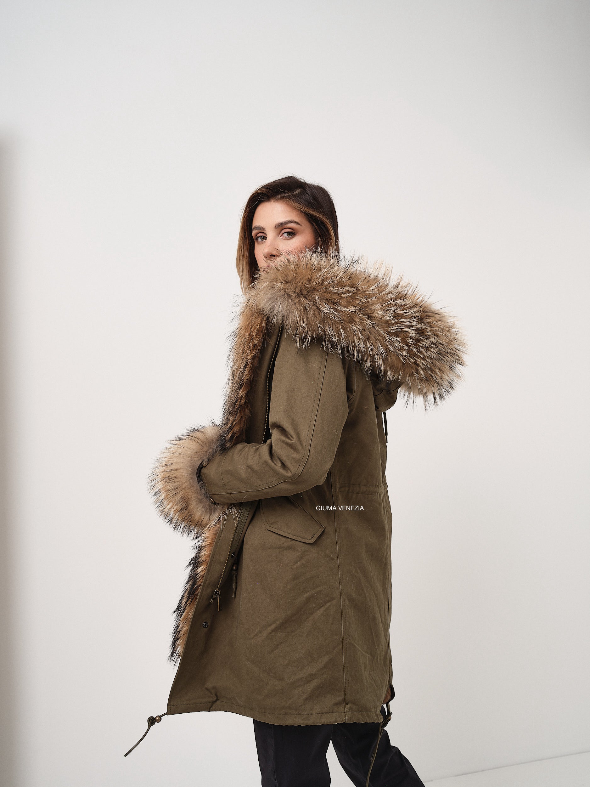 PARKA OSLO faux fur interior