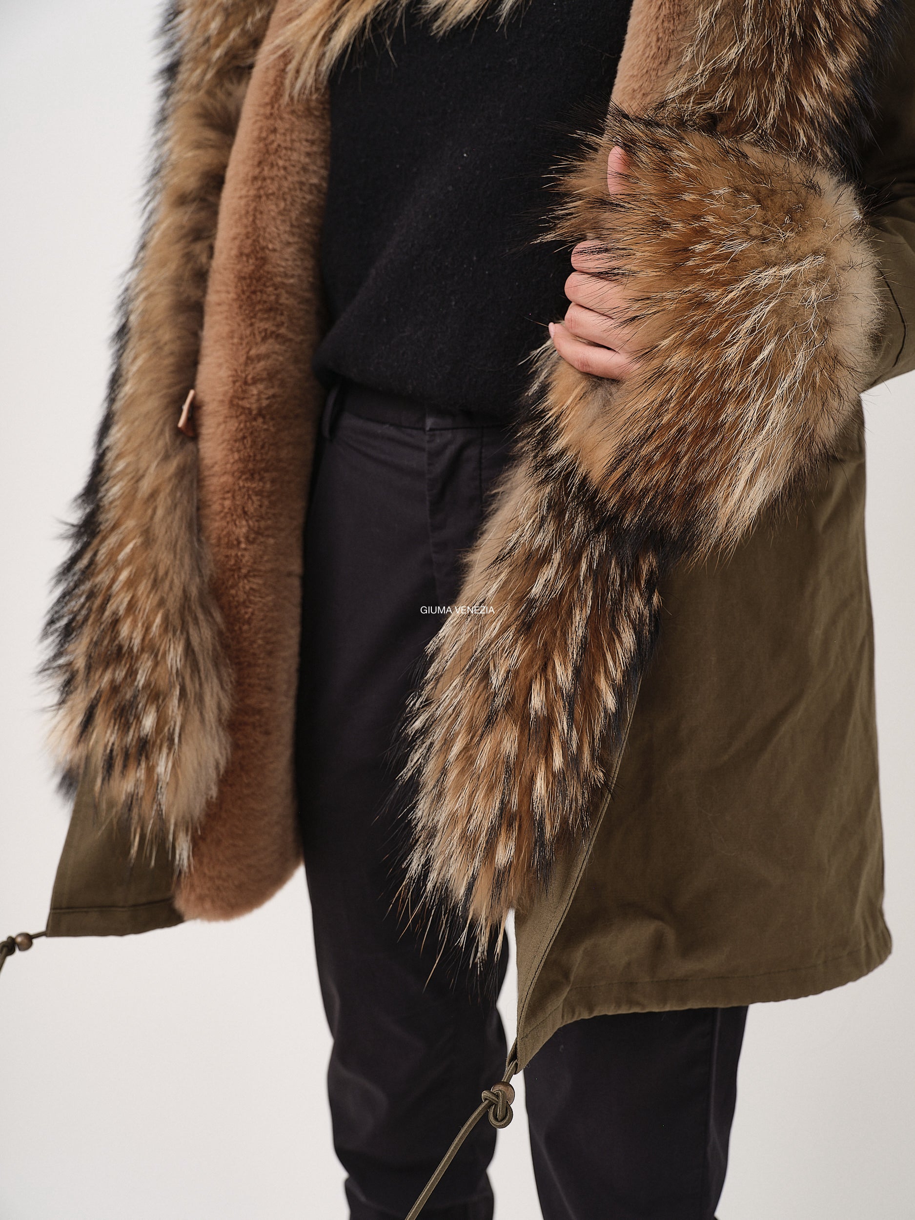 PARKA OSLO faux fur interior