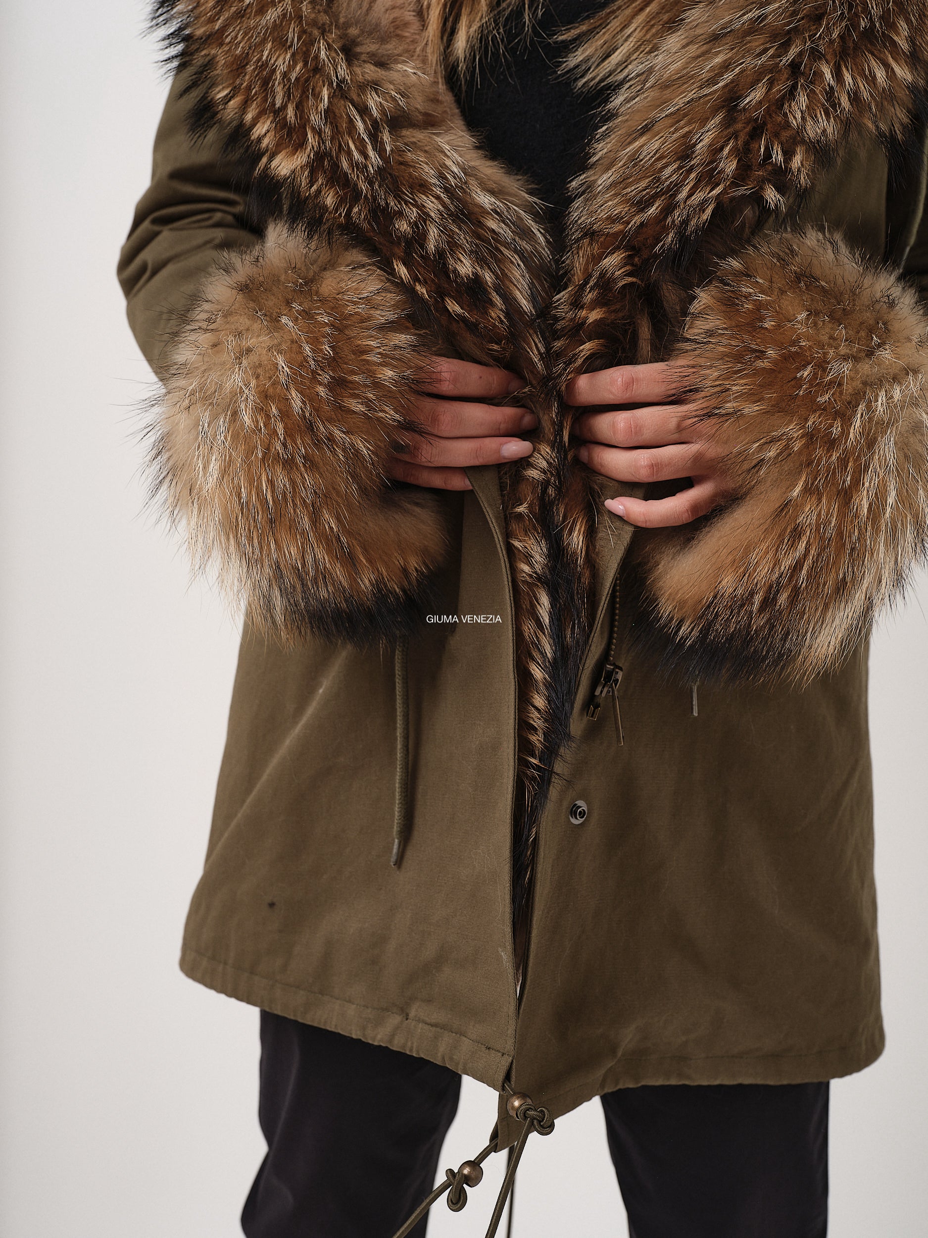 PARKA OSLO faux fur interior