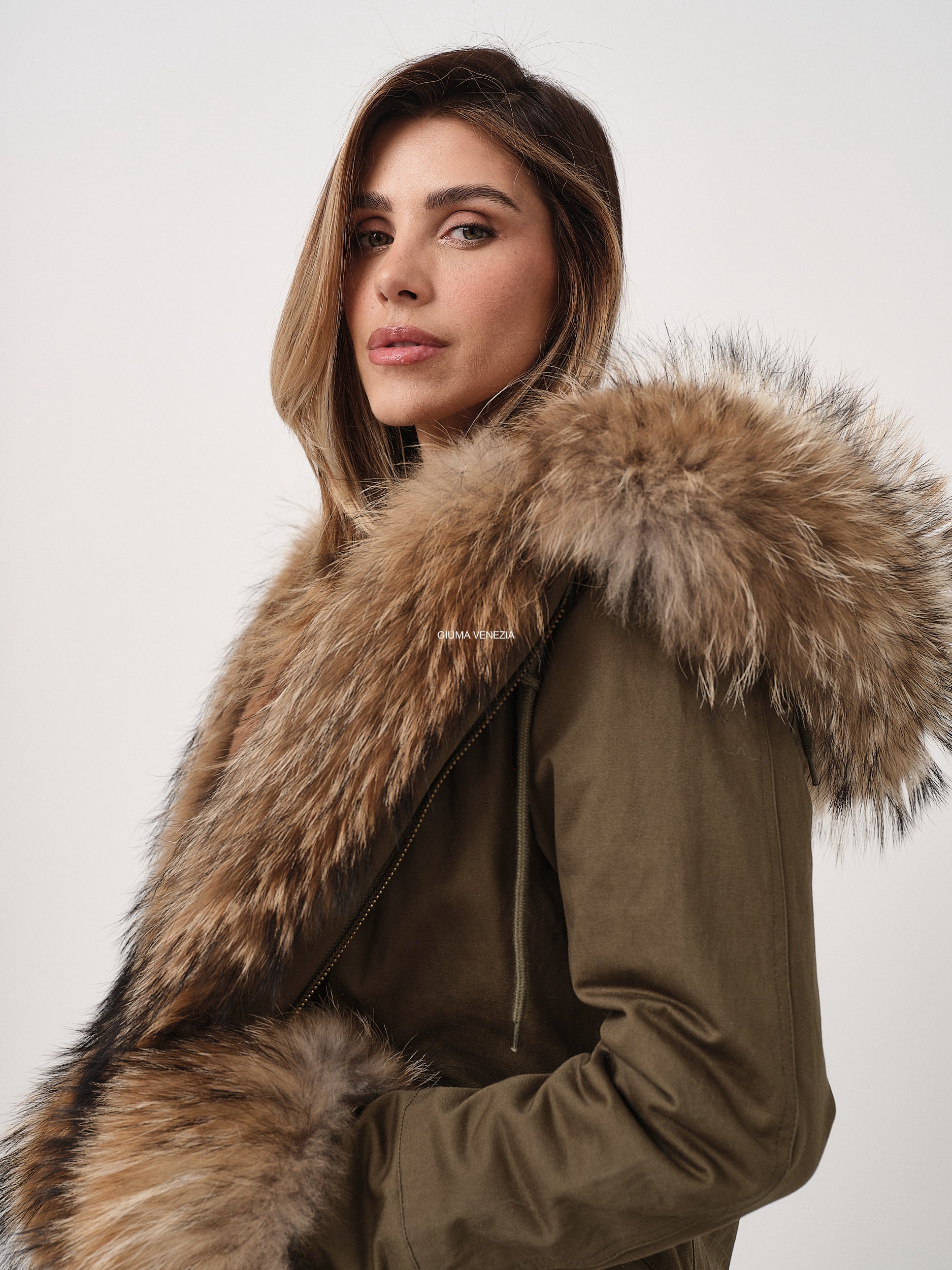 PARKA OSLO faux fur interior