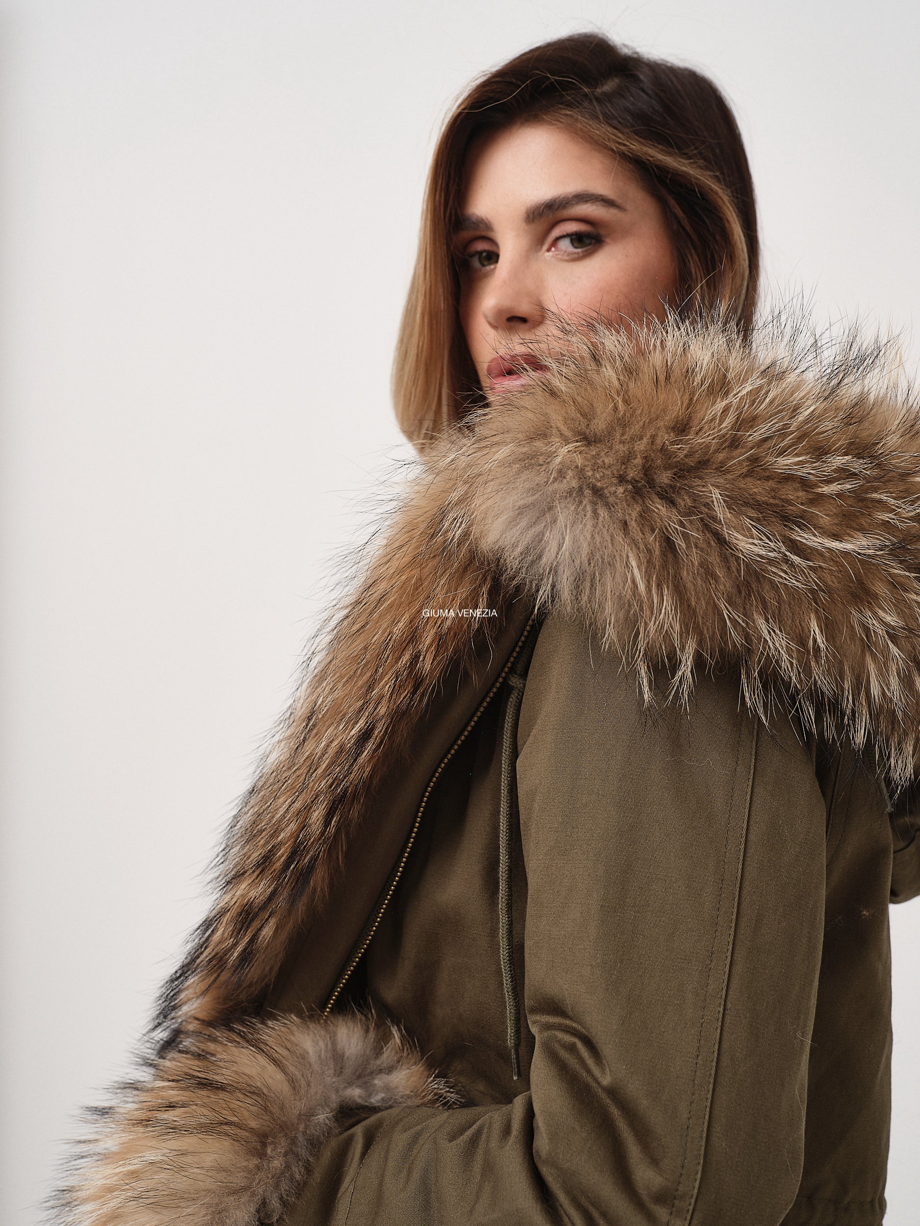 PARKA OSLO faux fur interior