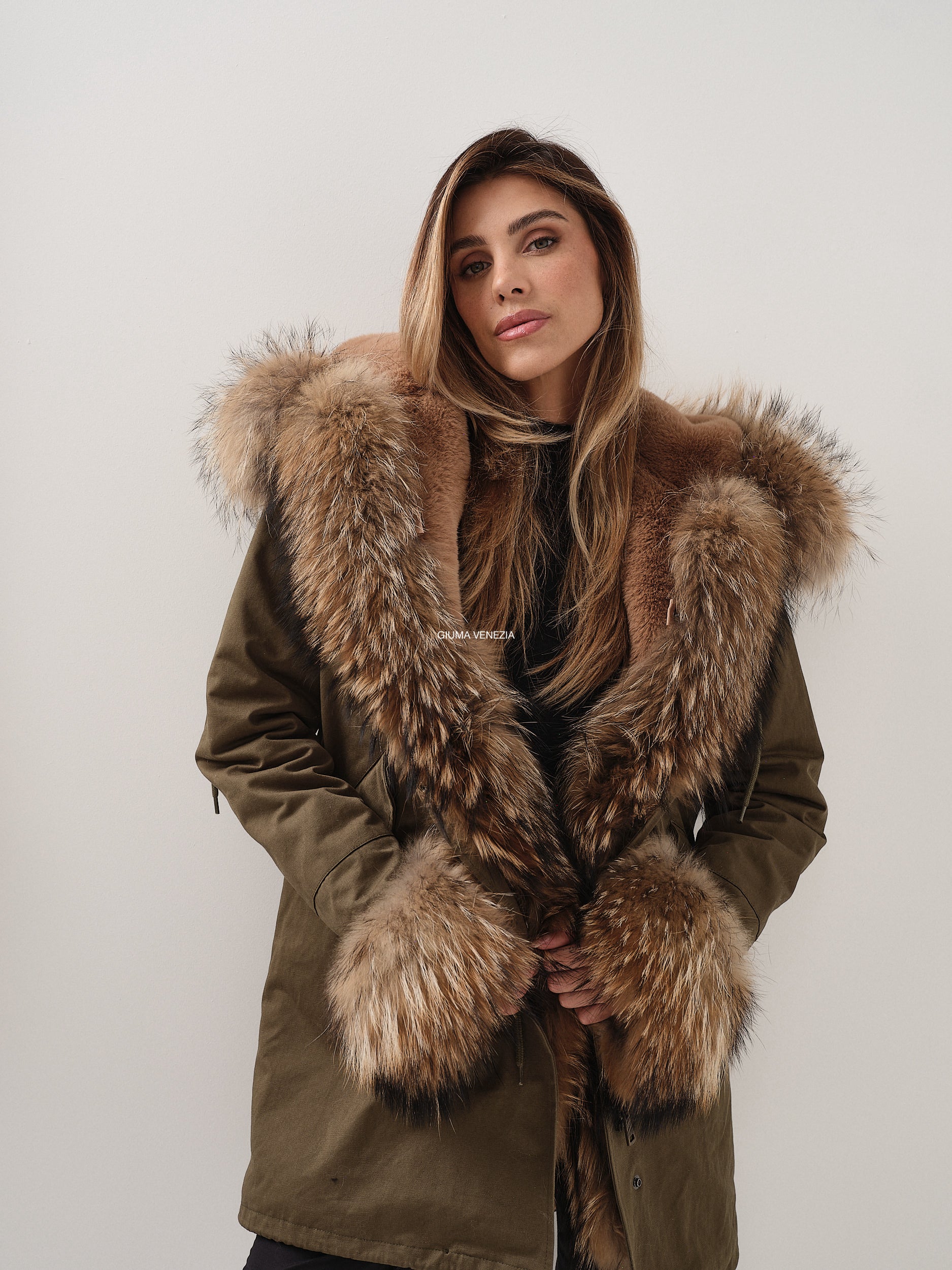 PARKA OSLO faux fur interior