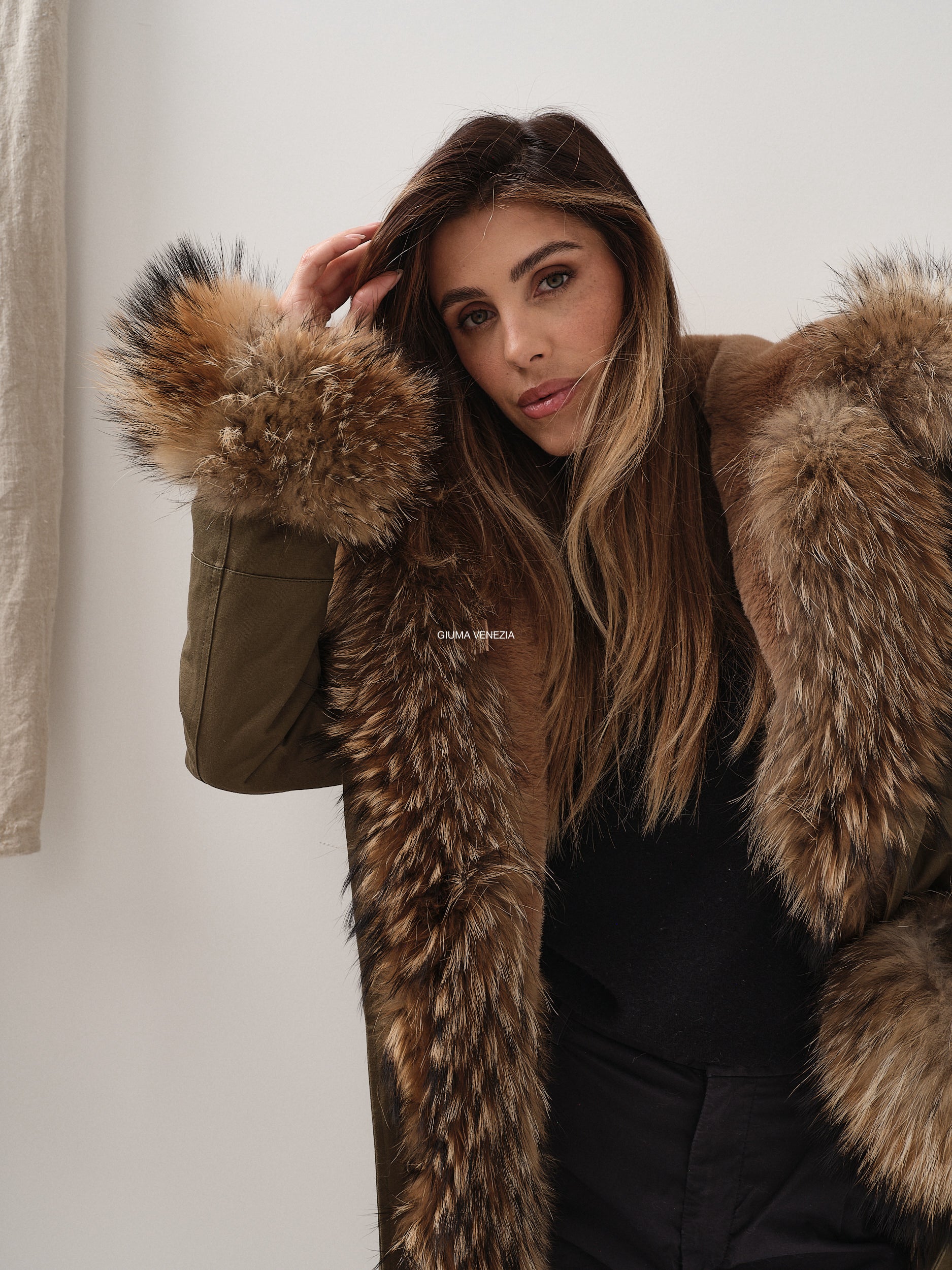 PARKA OSLO faux fur interior