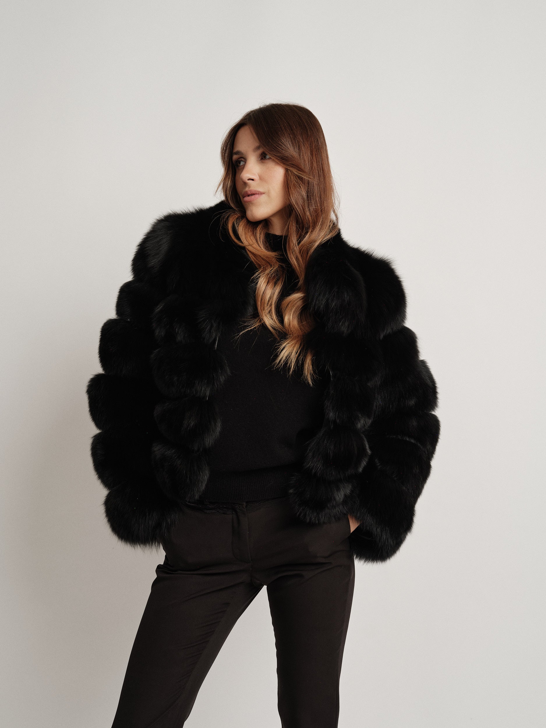 BLACK LUISE FUR