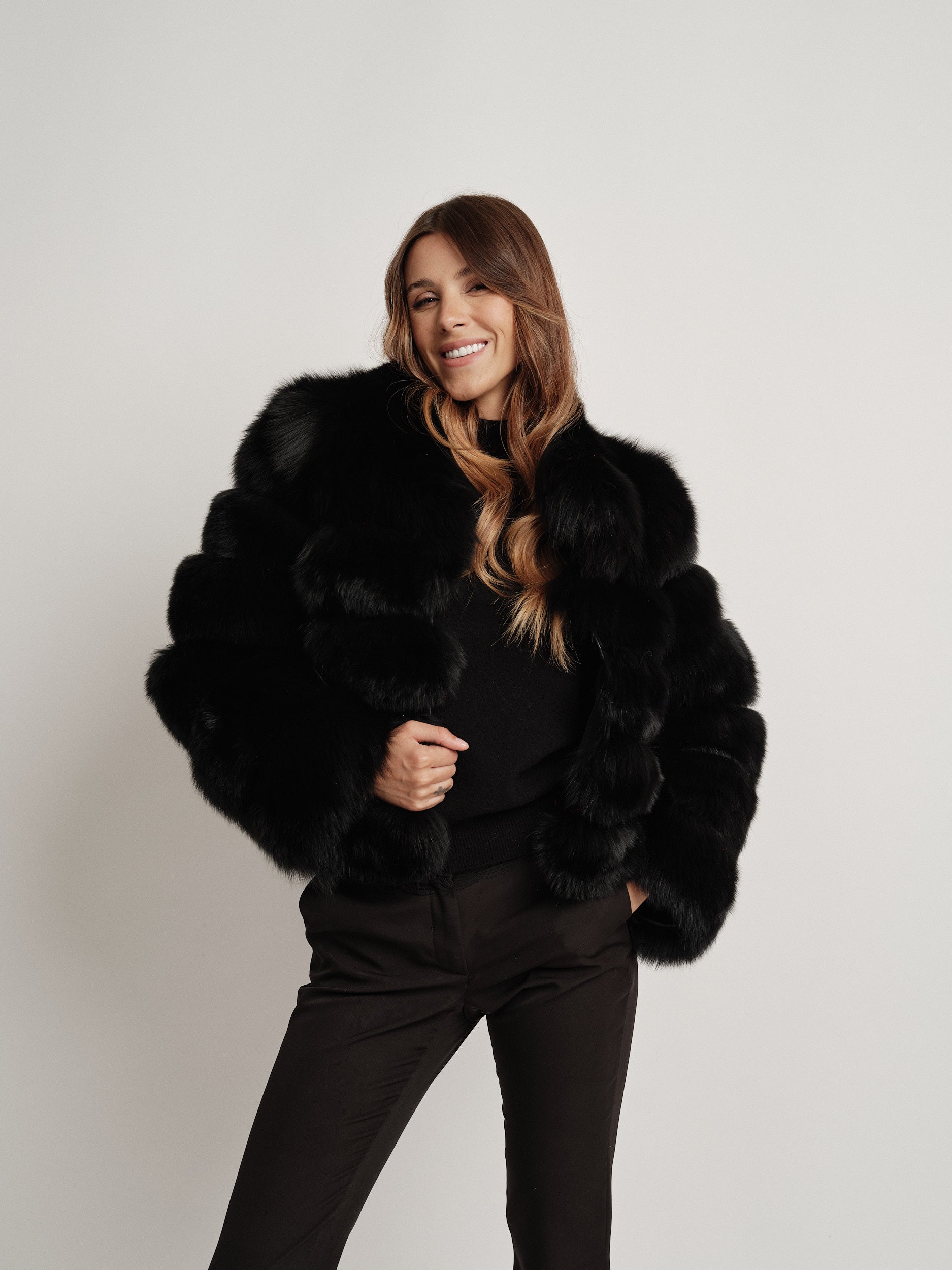 BLACK LUISE FUR