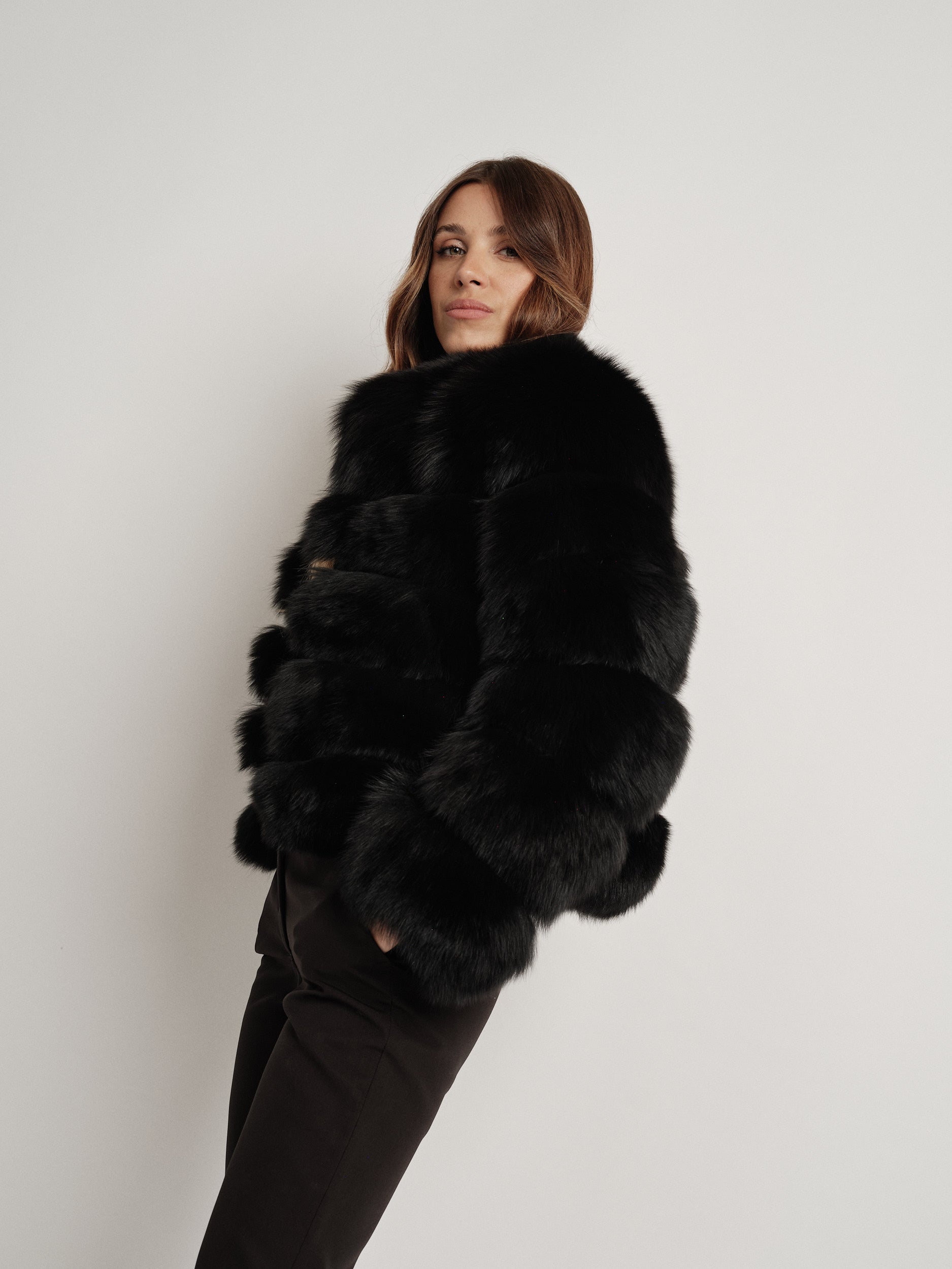 BLACK LUISE FUR