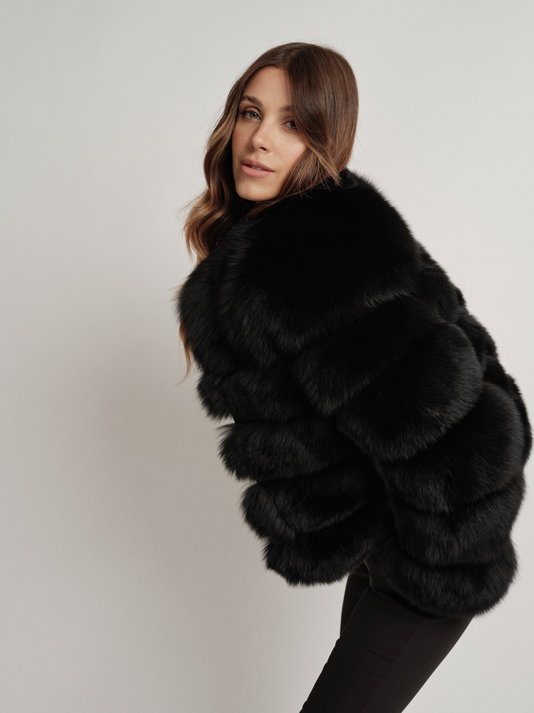 BLACK LUISE FUR