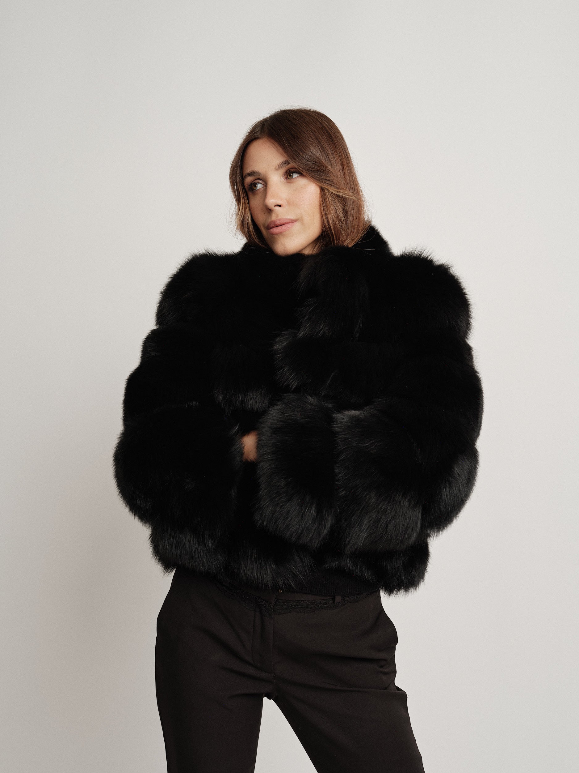 BLACK LUISE FUR