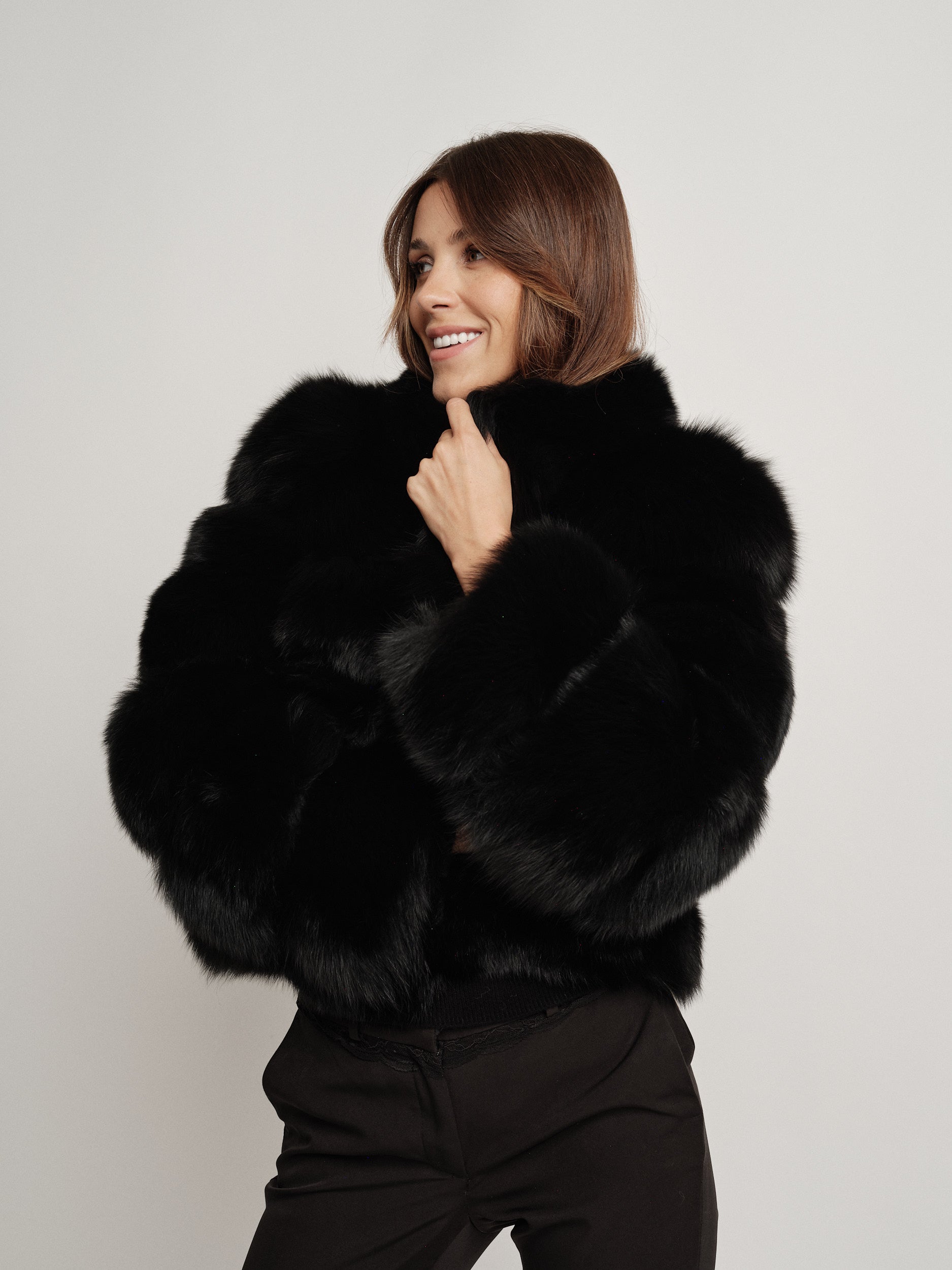 BLACK LUISE FUR