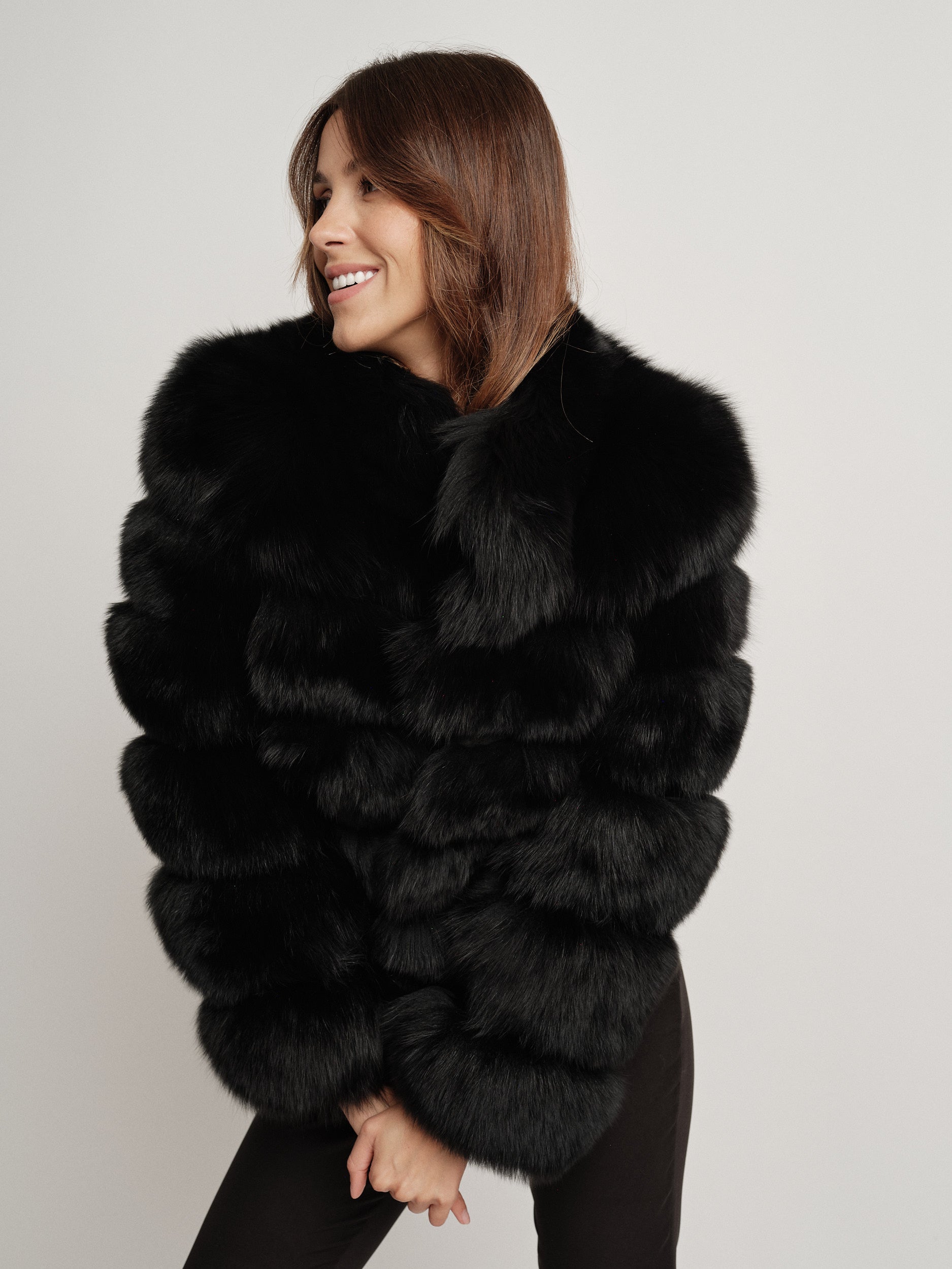 BLACK LUISE FUR