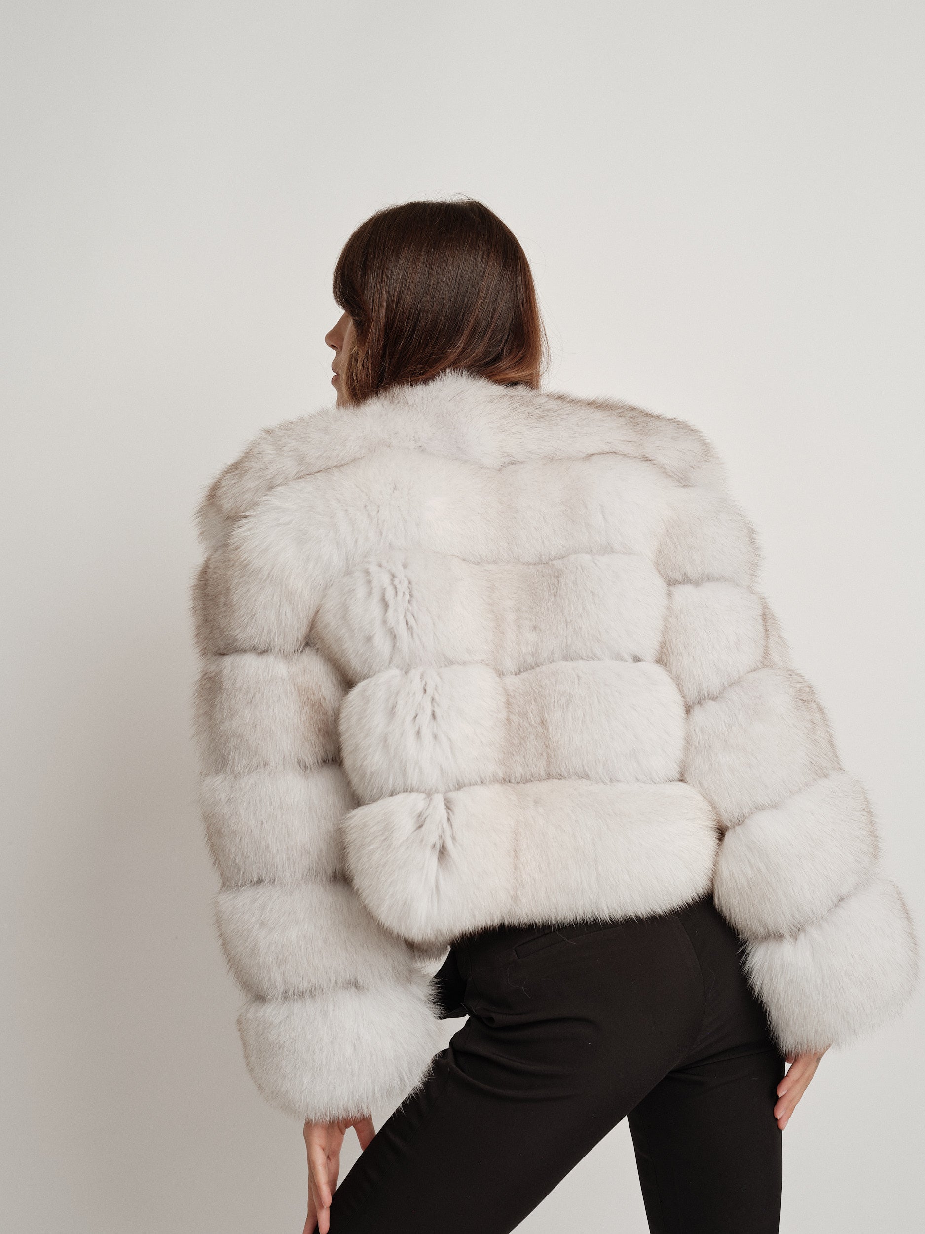 LUISE NATURAL WHITE FUR