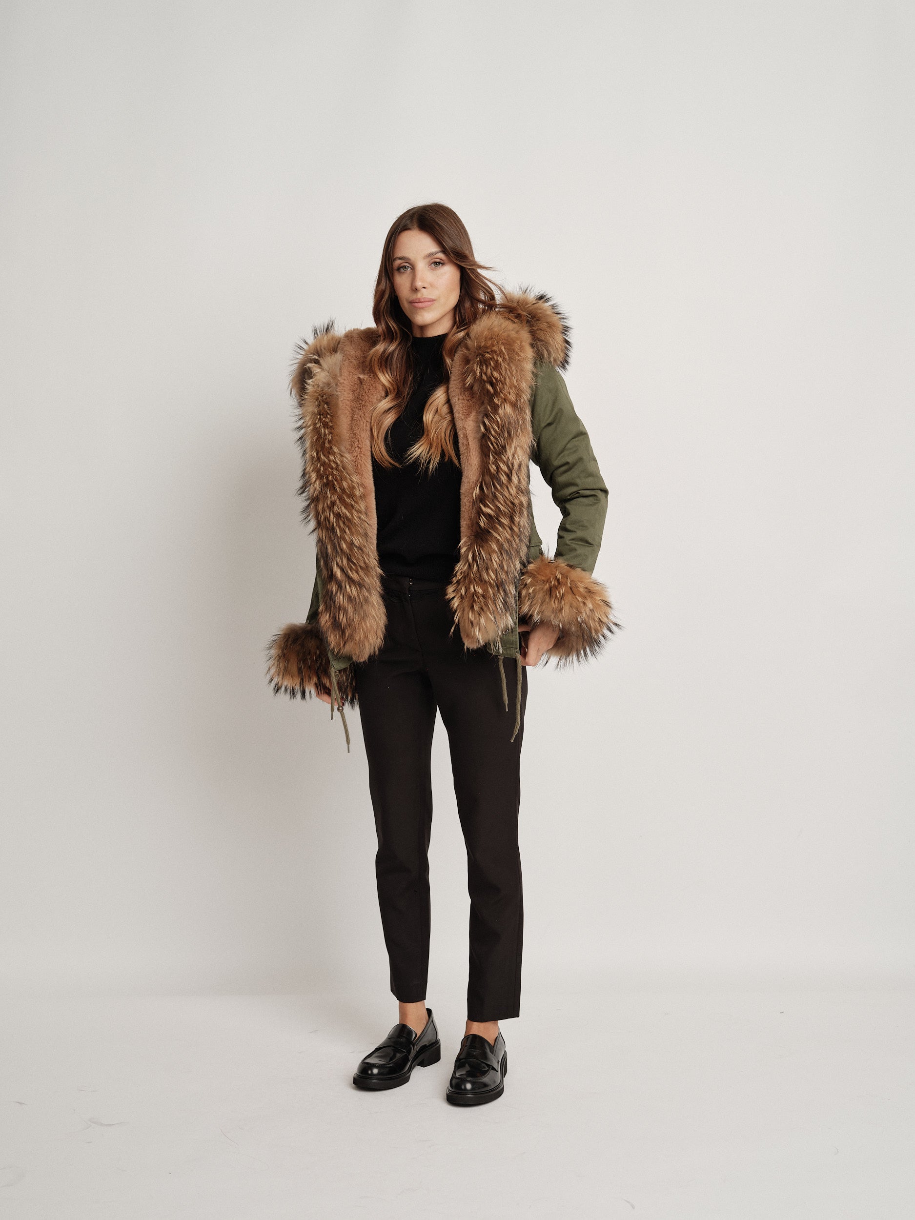 PARKA OSLO faux fur interior