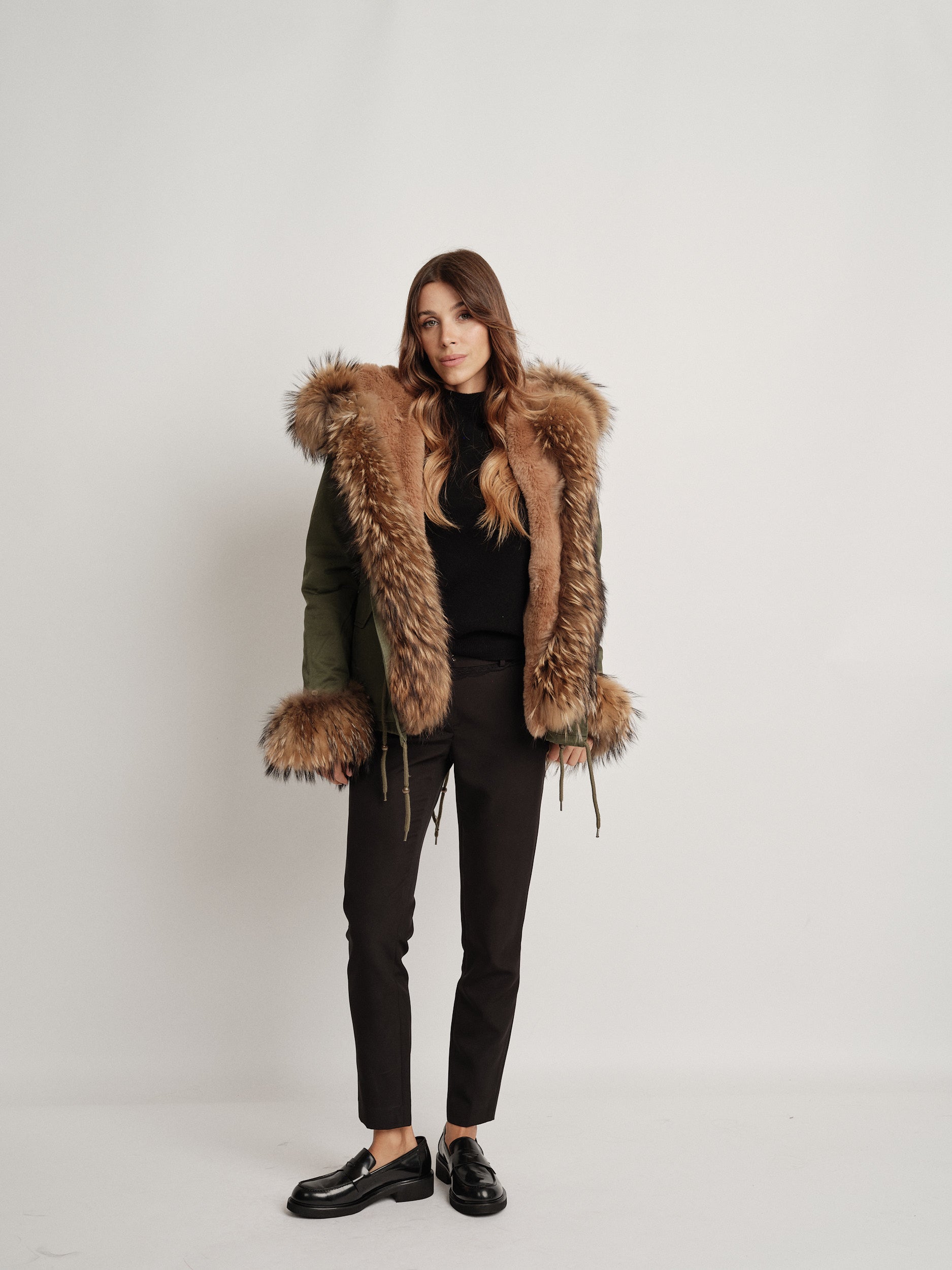 PARKA OSLO faux fur interior