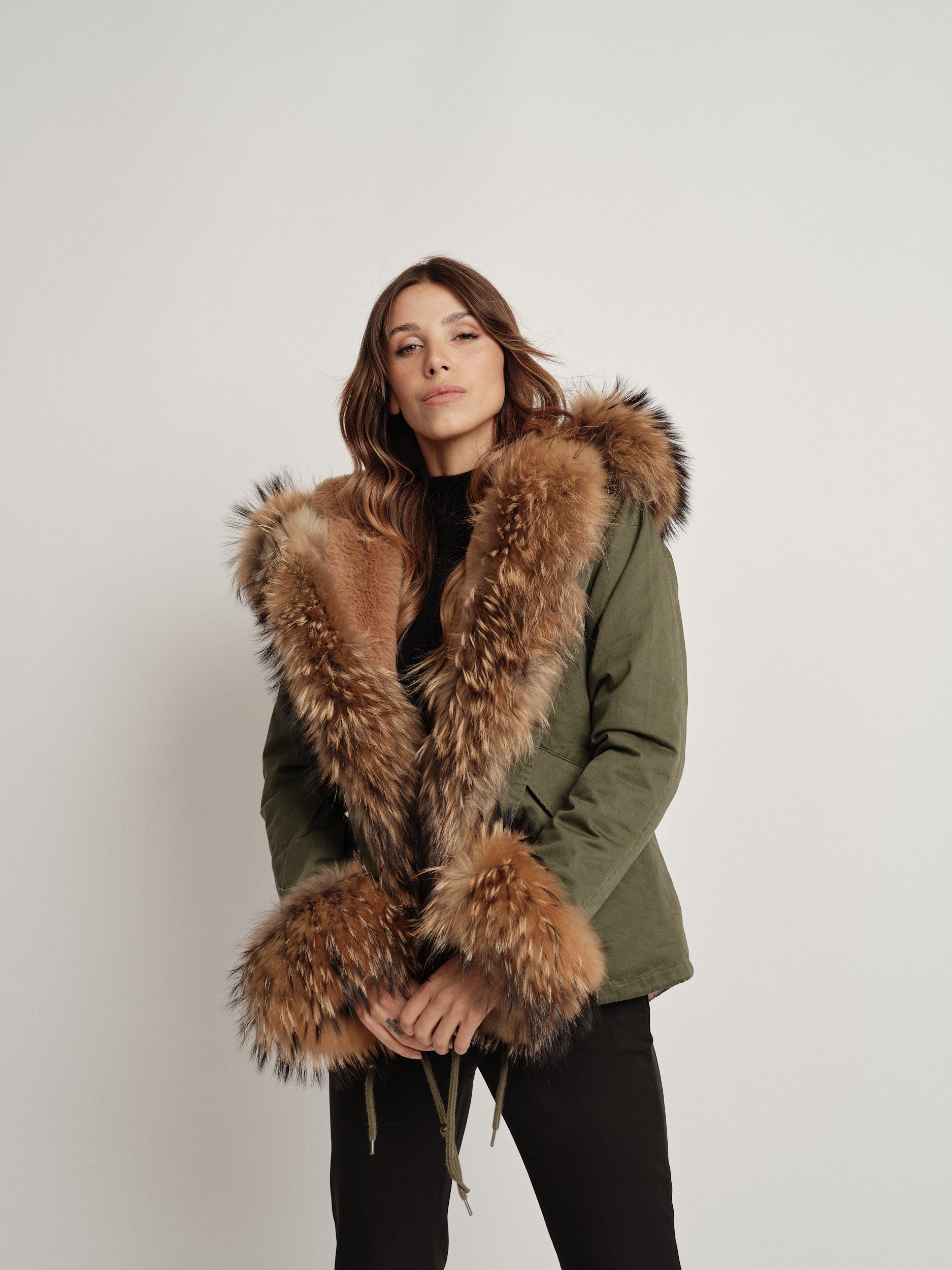 PARKA OSLO faux fur interior