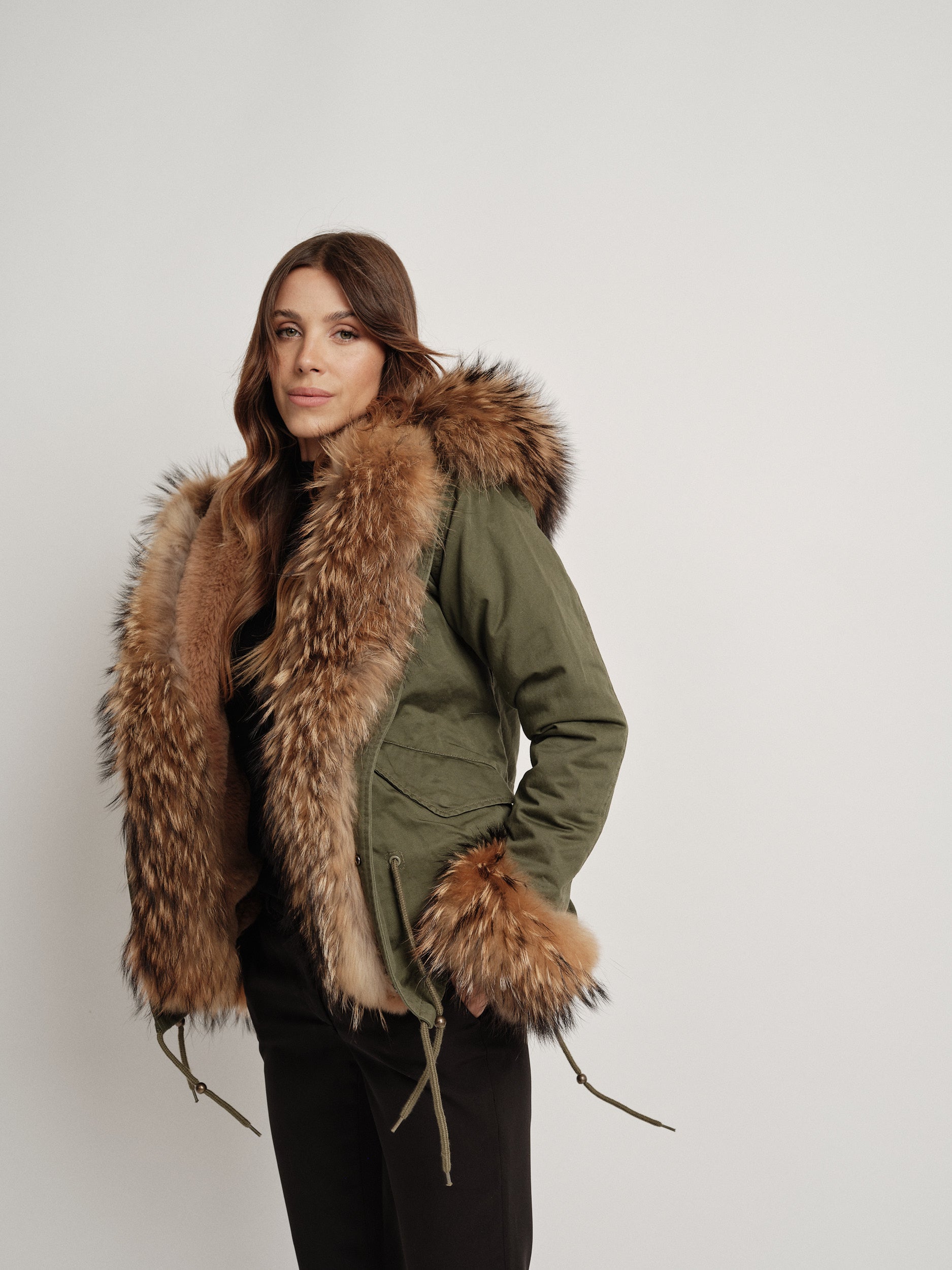 PARKA OSLO faux fur interior