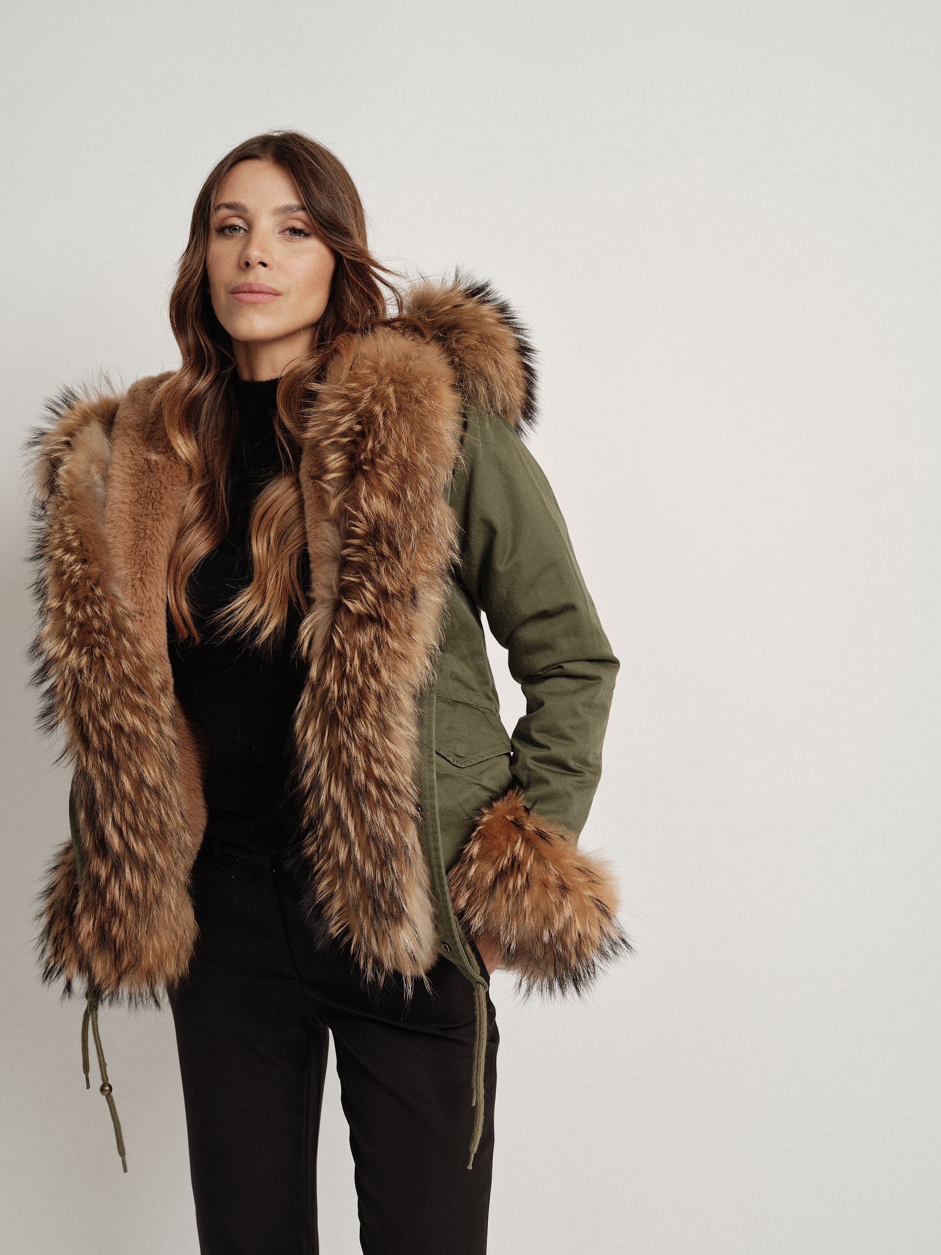 PARKA OSLO faux fur interior