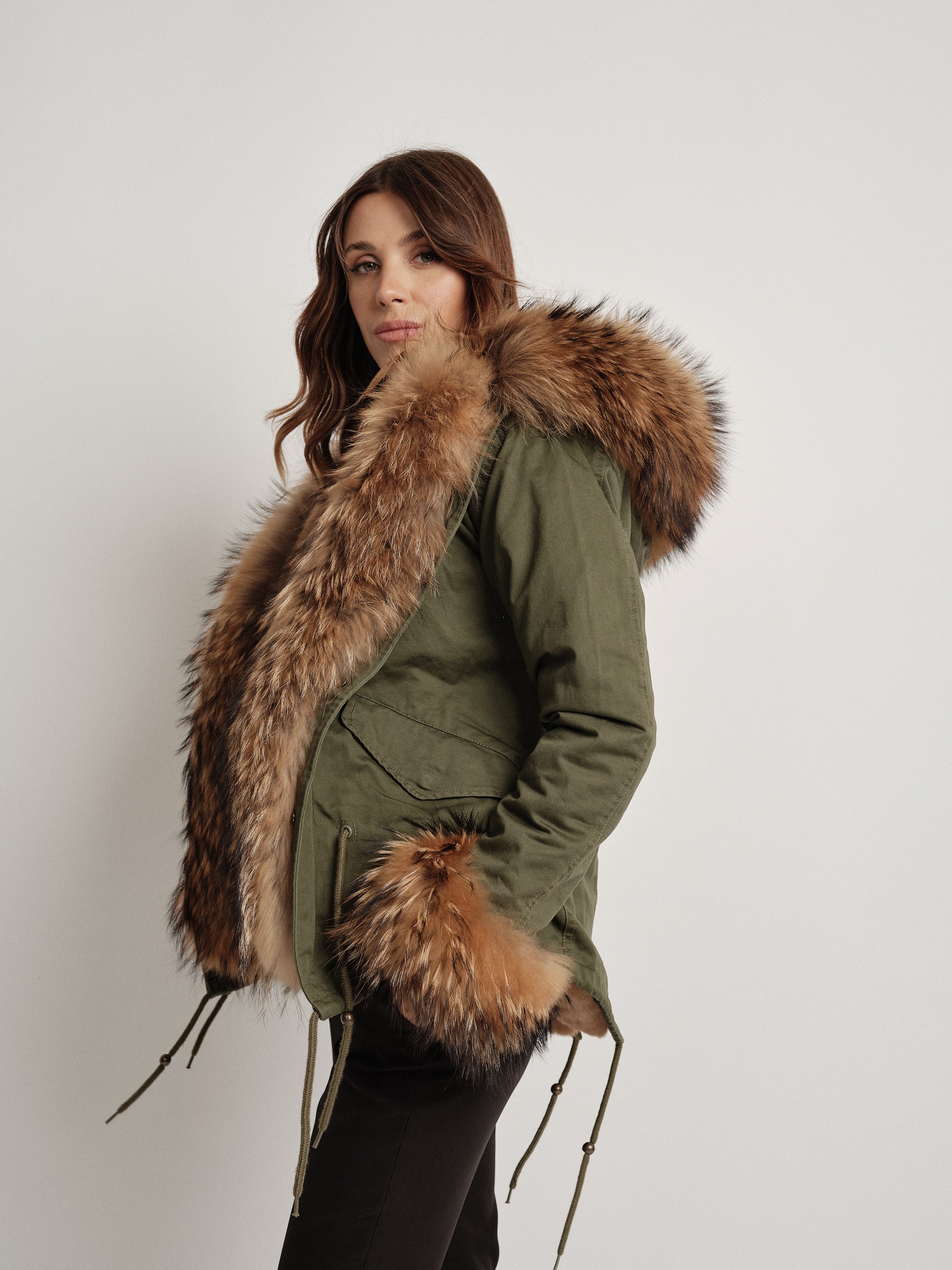 PARKA OSLO faux fur interior