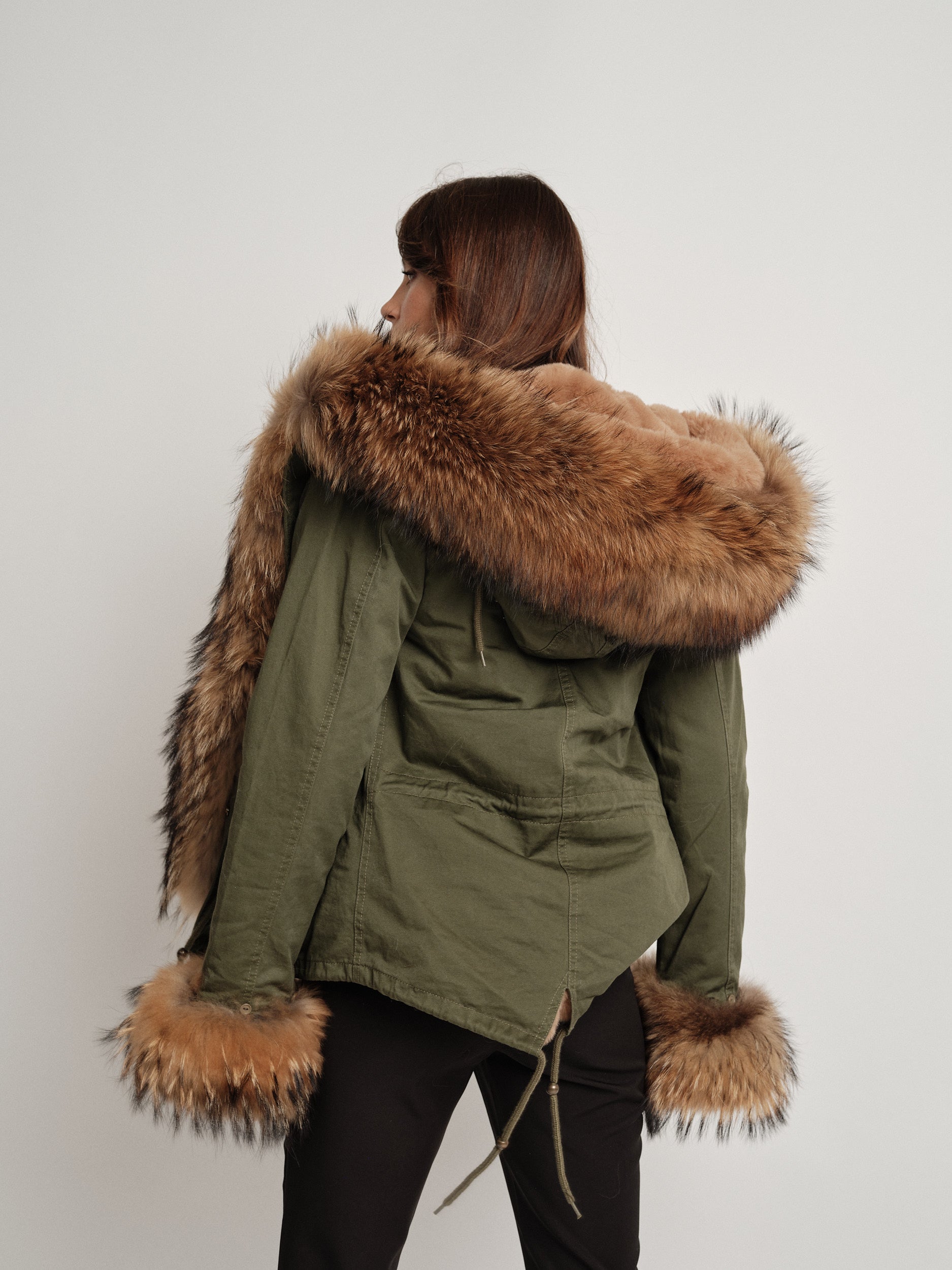 PARKA OSLO faux fur interior