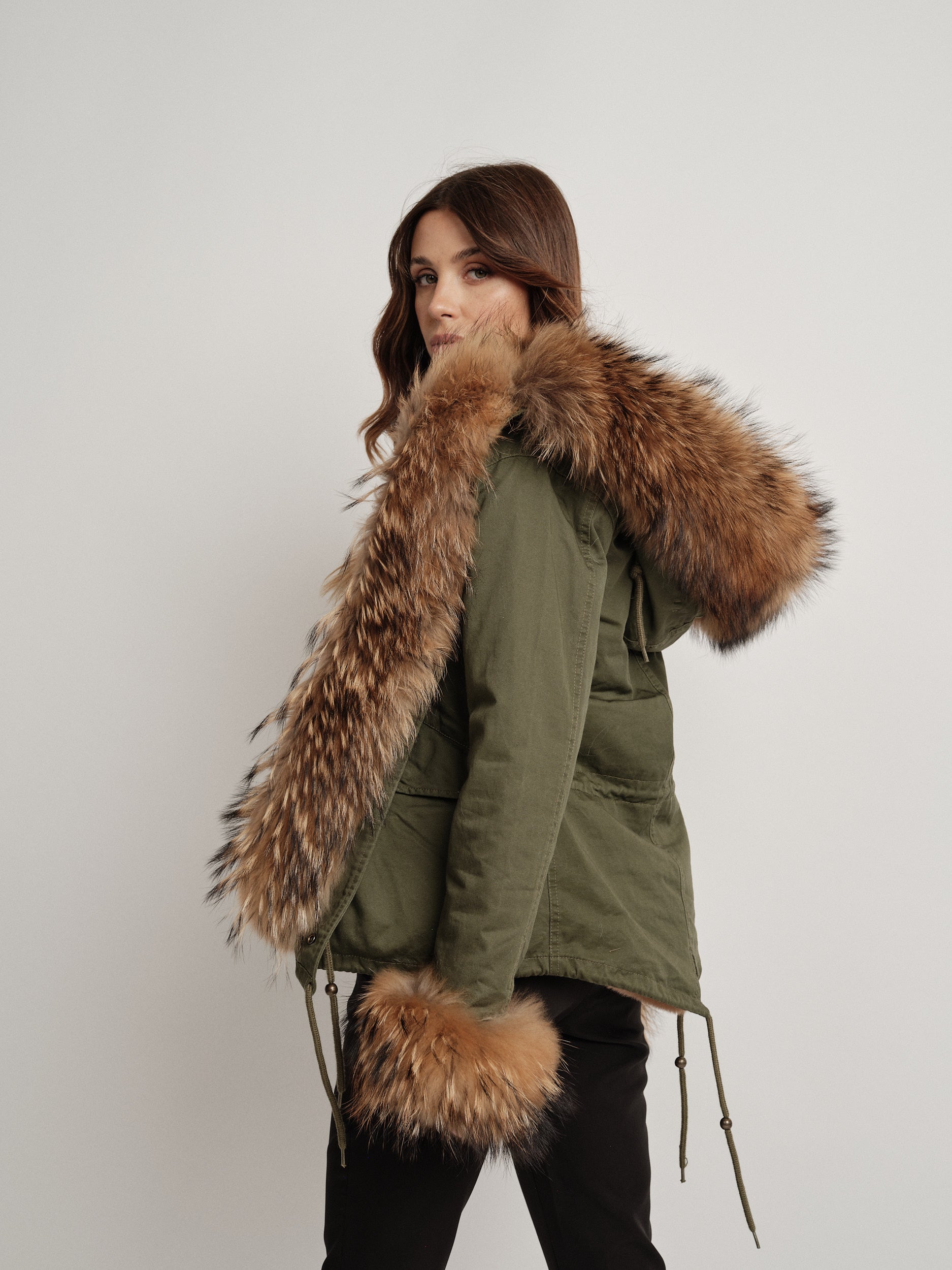 PARKA OSLO faux fur interior