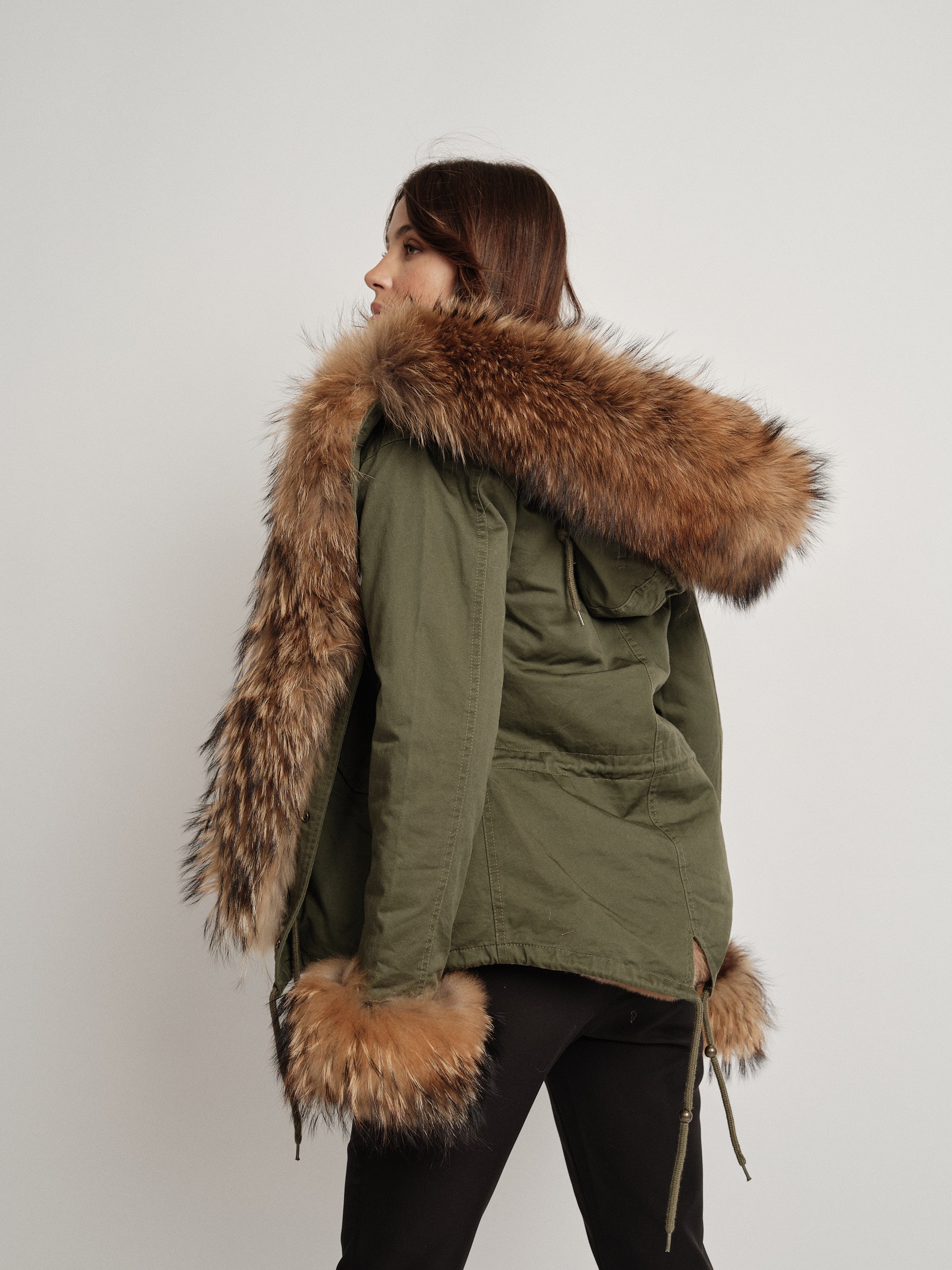 PARKA OSLO faux fur interior