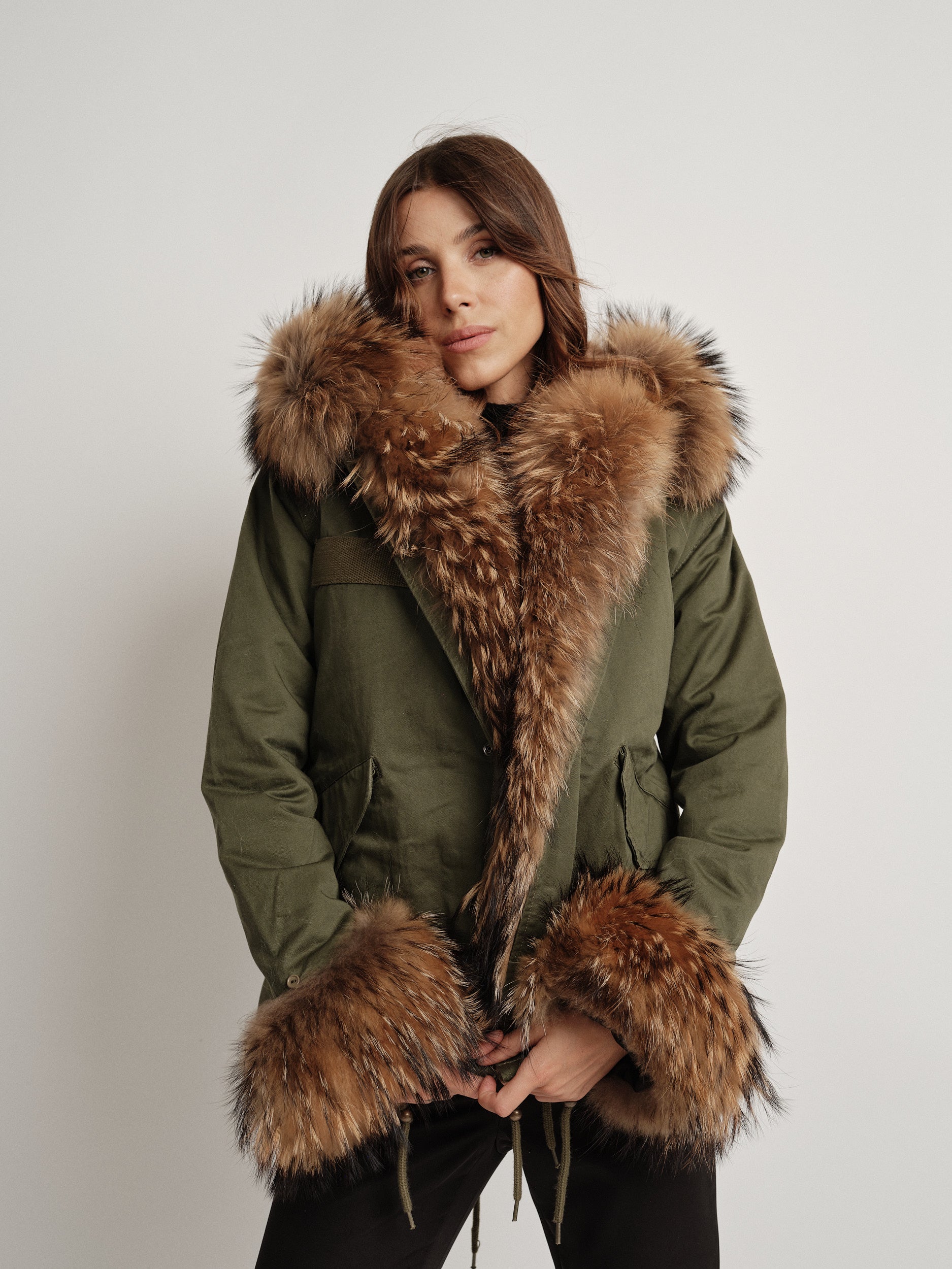 PARKA OSLO faux fur interior