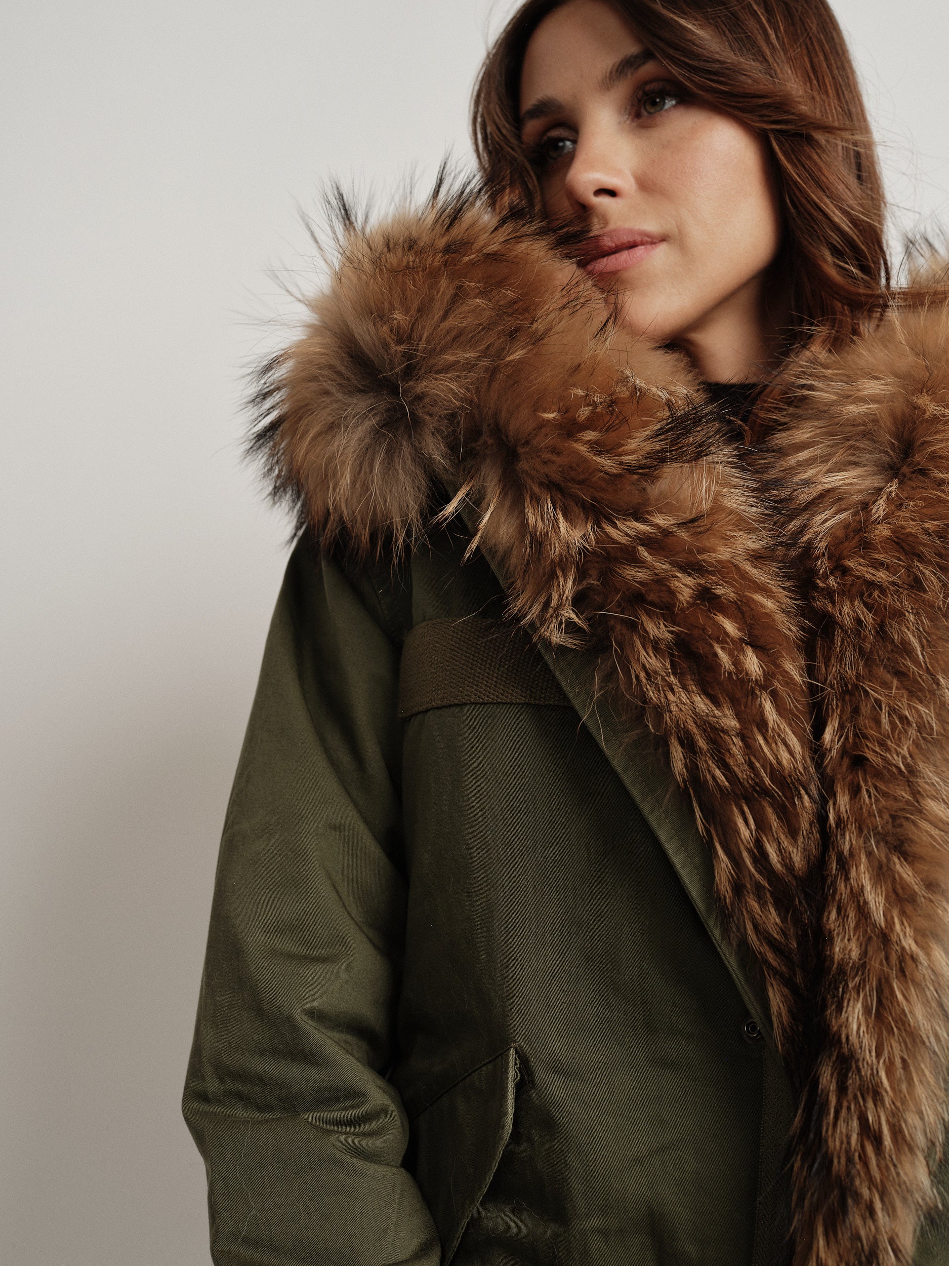 PARKA OSLO faux fur interior