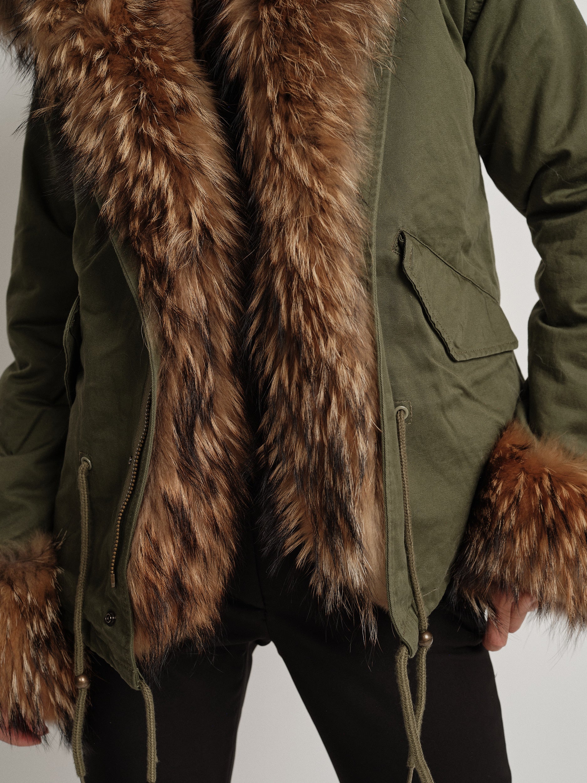 PARKA OSLO faux fur interior