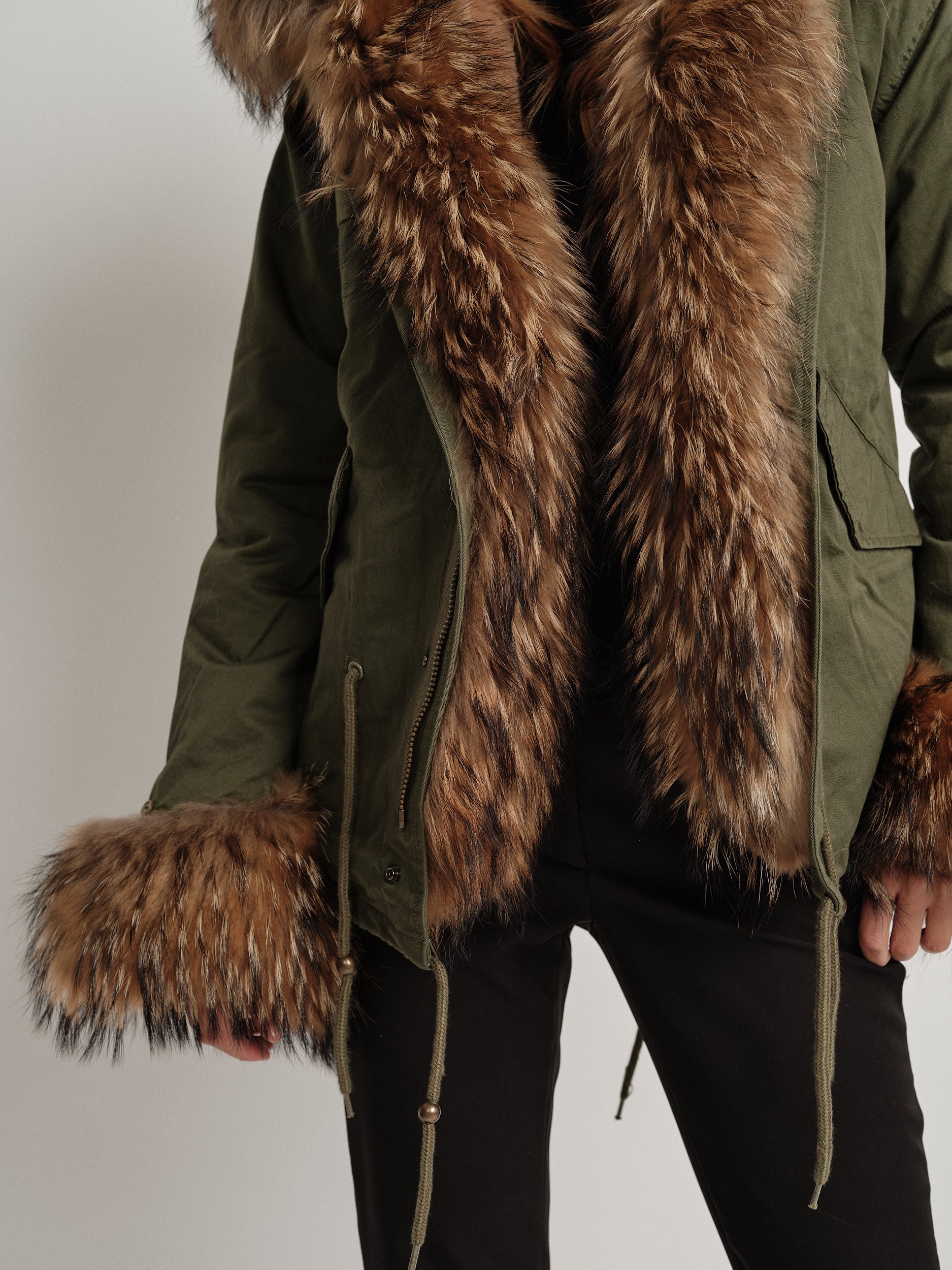 PARKA OSLO faux fur interior