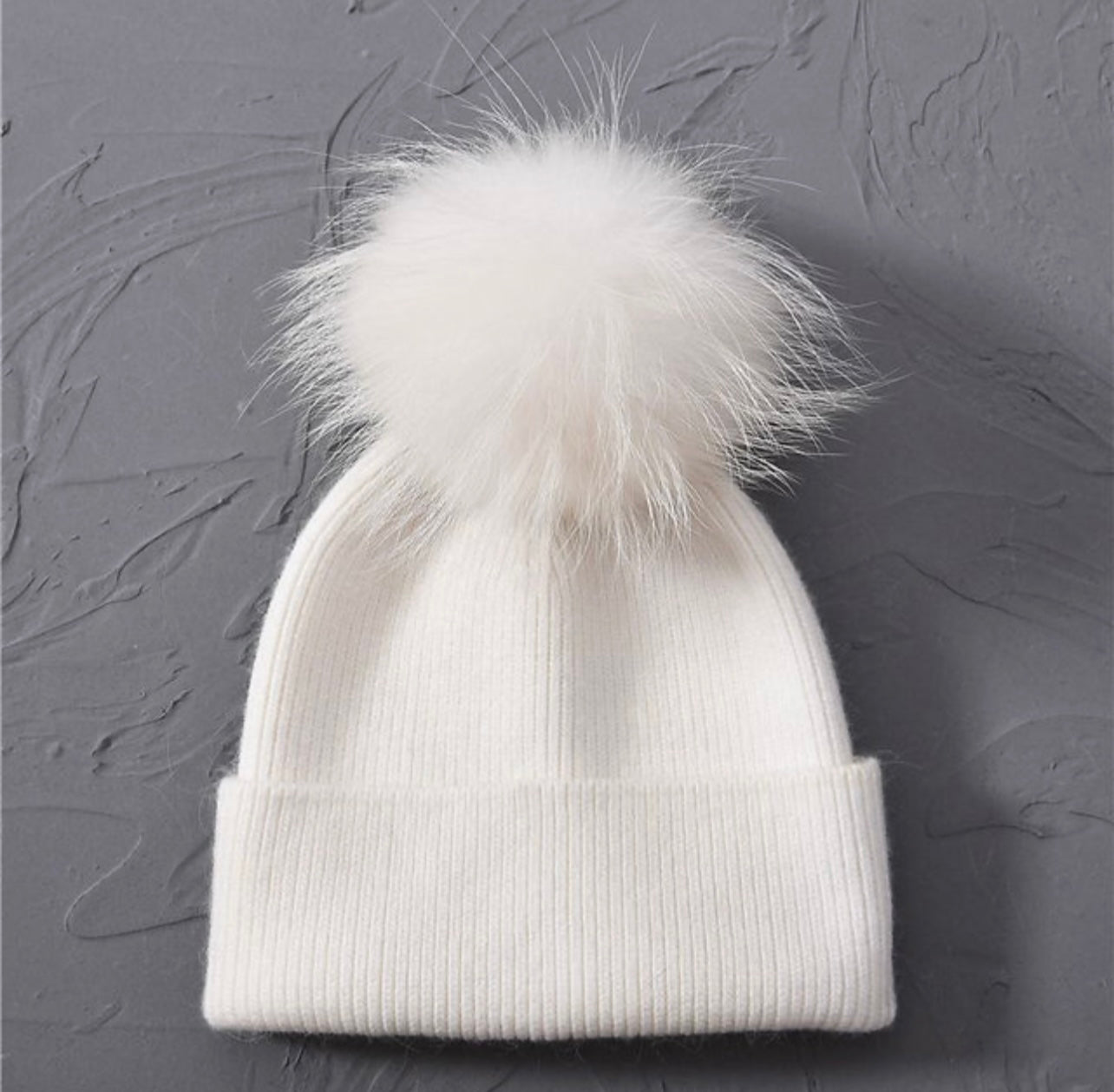 Cashmere wool hat